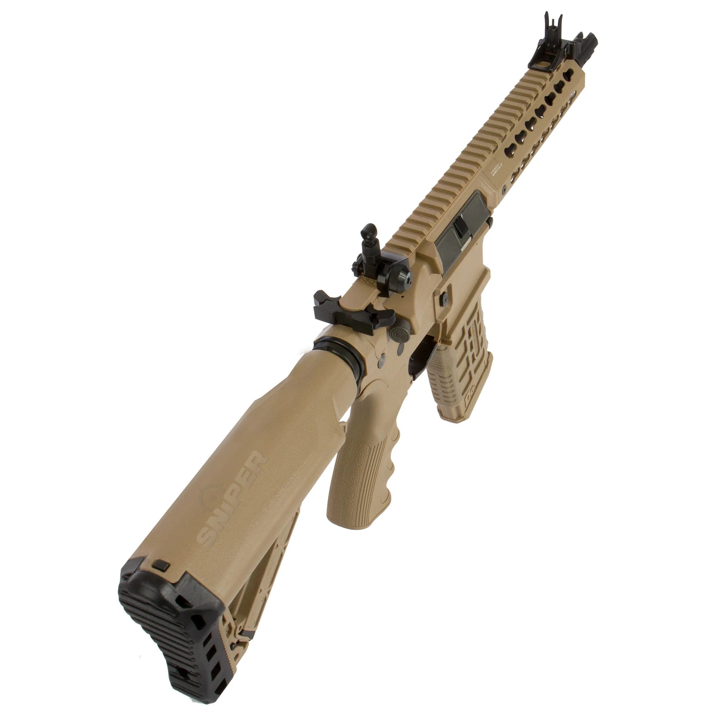 CM16 SRS ETU 0,5 Joule Desert, AEG Softair Gewehr