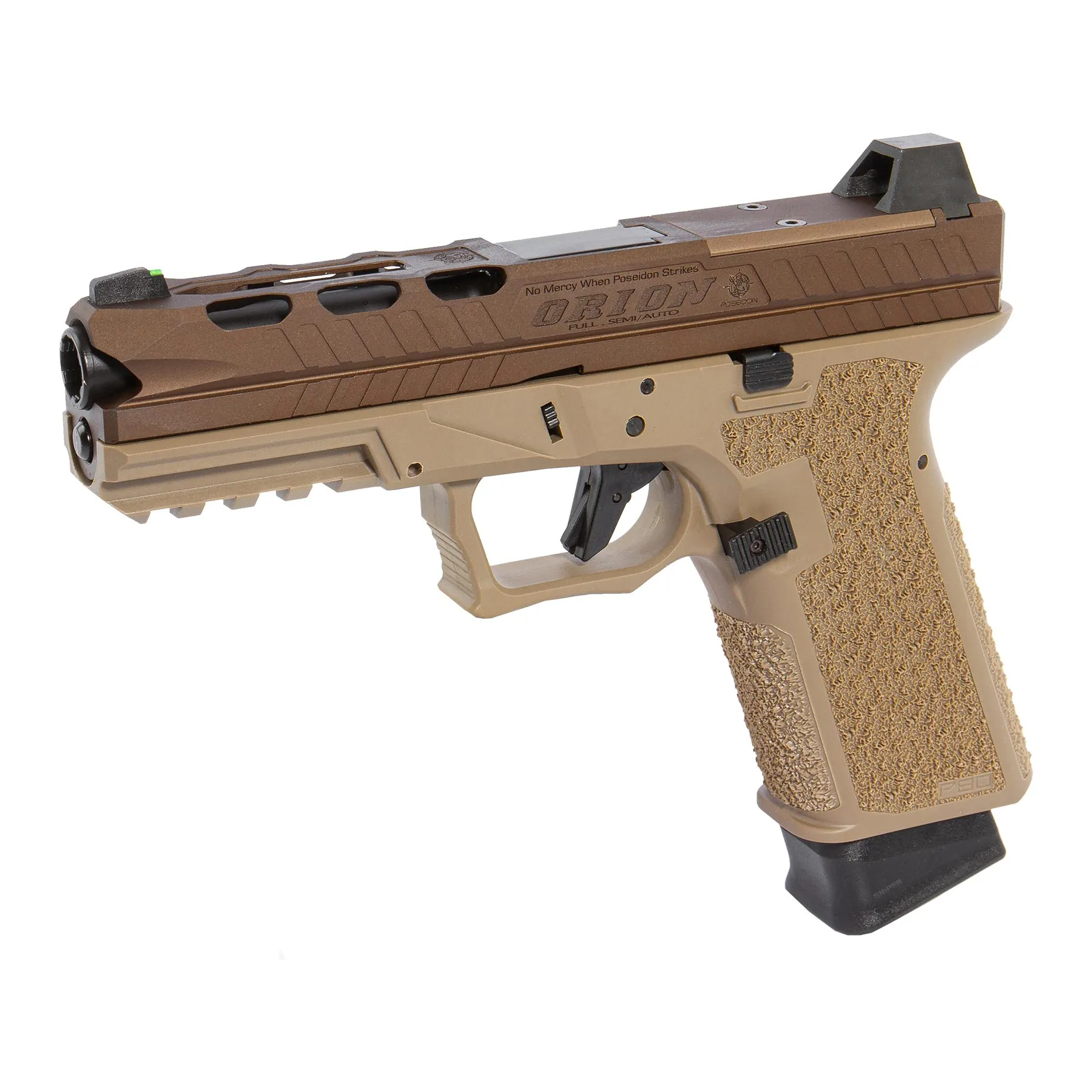 Poseidon Orion No.2 Combat GBB Softairpistole, tan