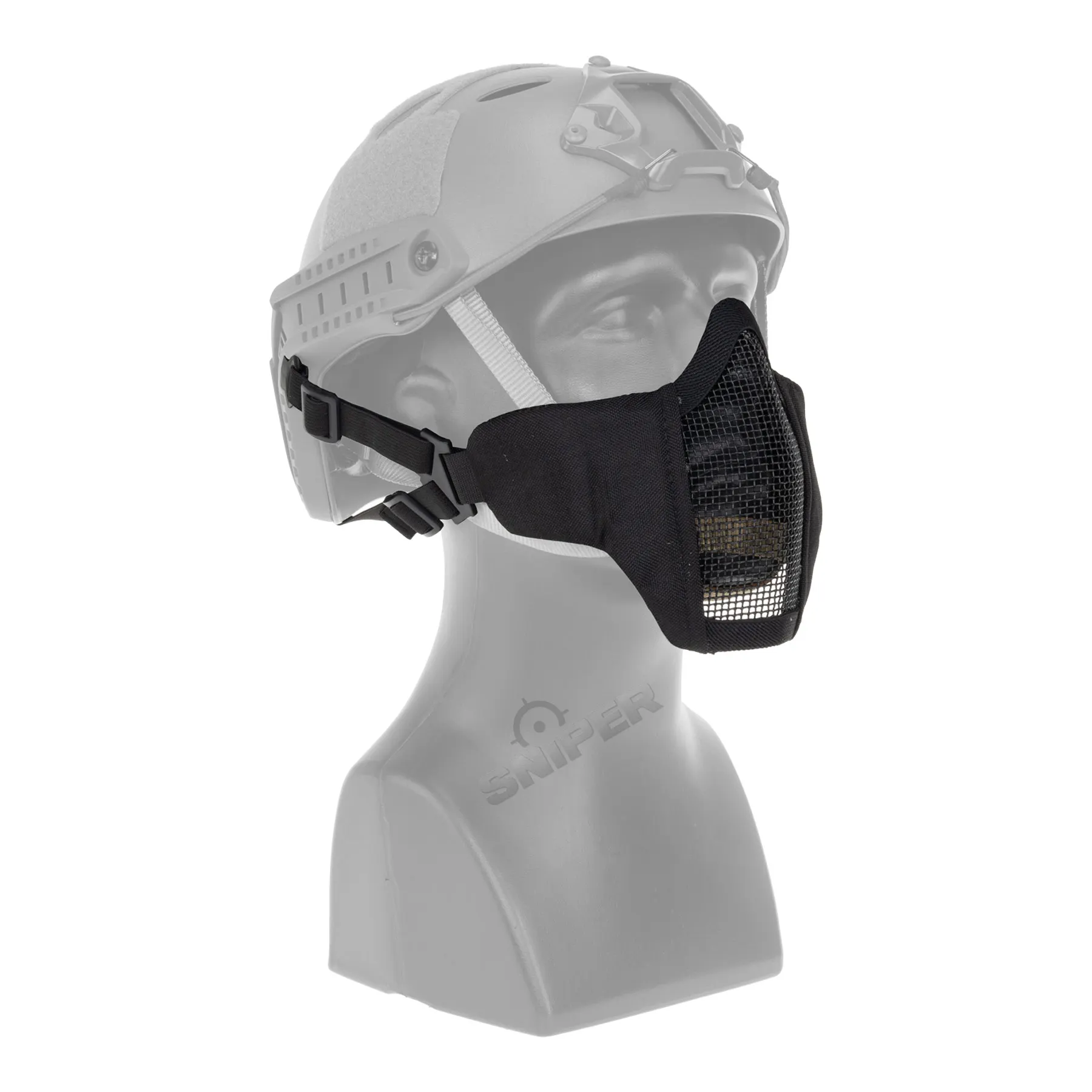 Reapo Helmet Mesh Face Mask, Black
