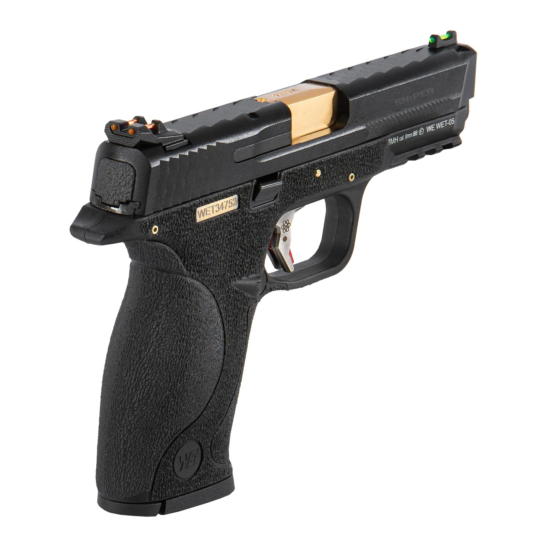 WET-05 BK Gold Barrel Metal Version GBB, Black