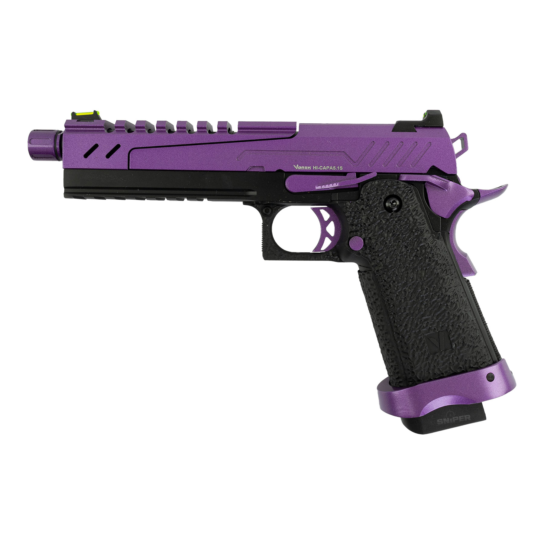 Vorsk Hi-Capa 5.1 Split Slide, Purple/Black, GBB