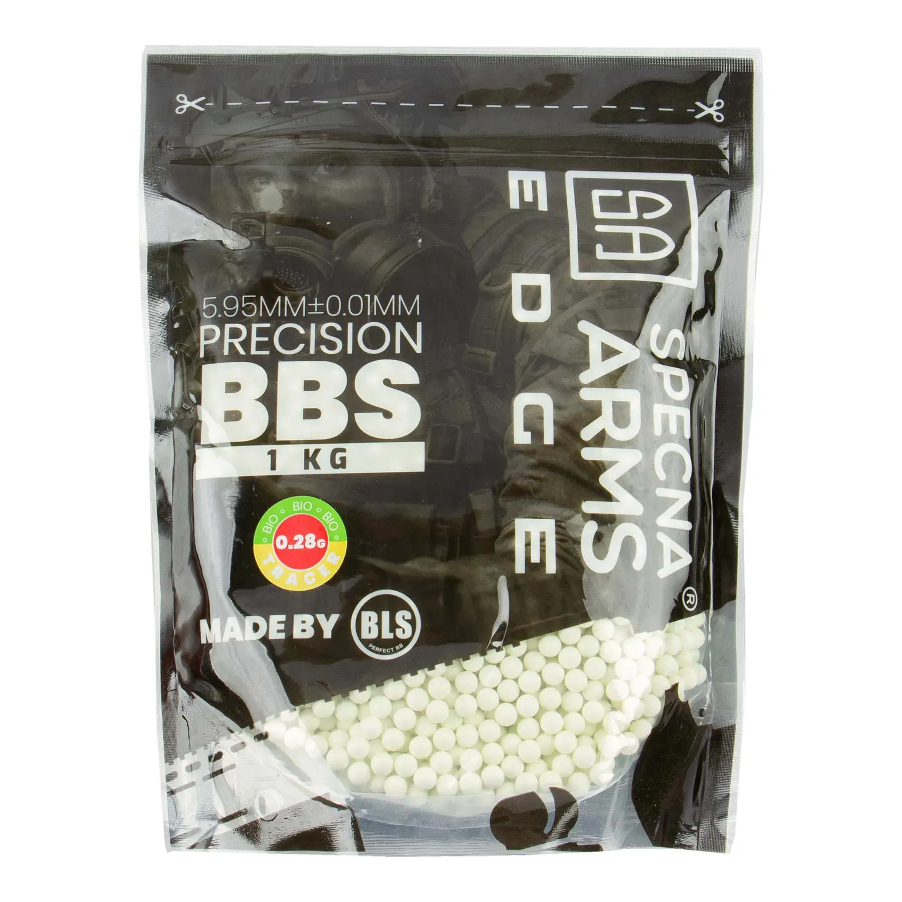 Specna Arms Edge 0,28g Tracer Bio BBs Grün, 1kg Specna Arms Edge 0,28g Tracer Bio BBs Grün, 1kg