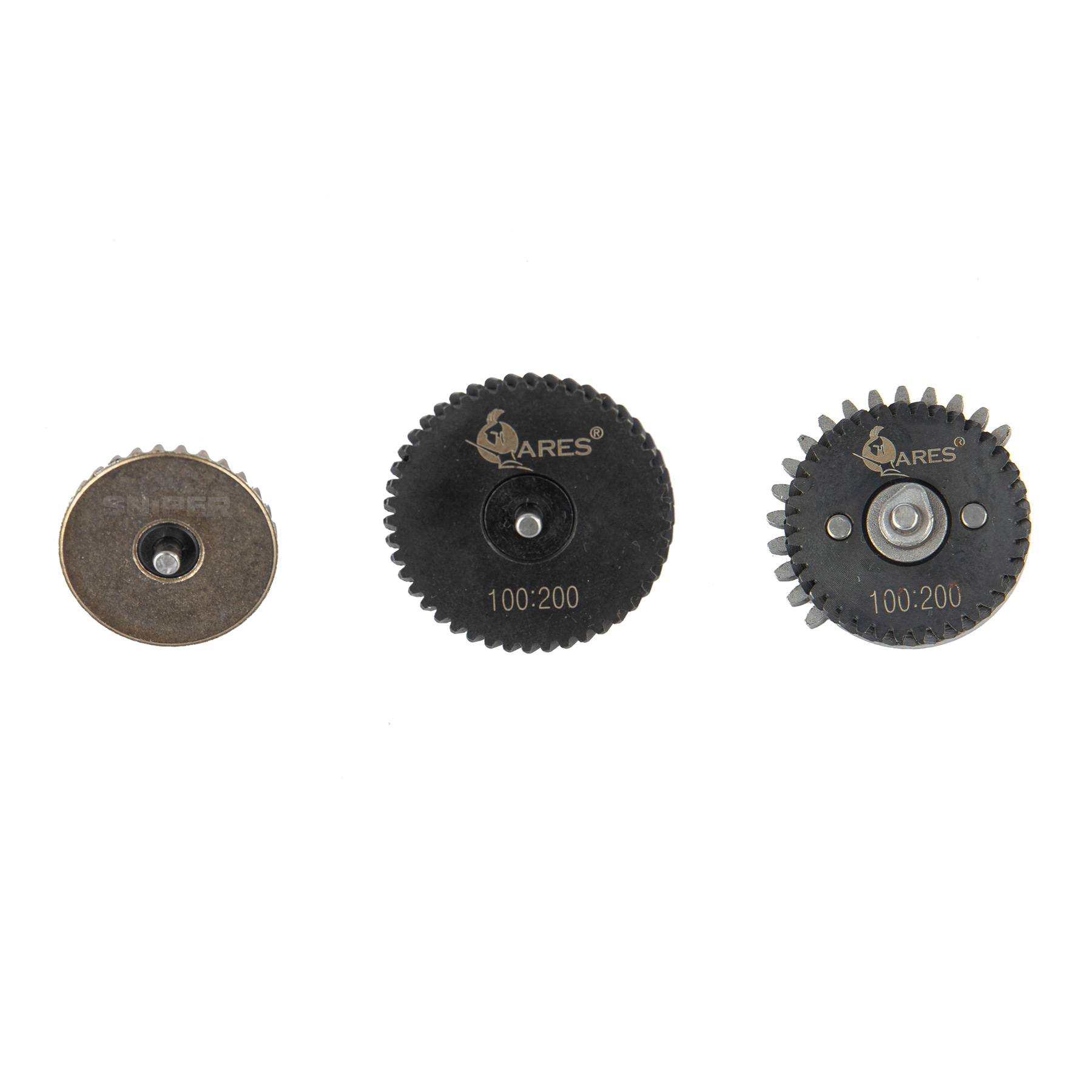100:200 Helical Steel Gear Set