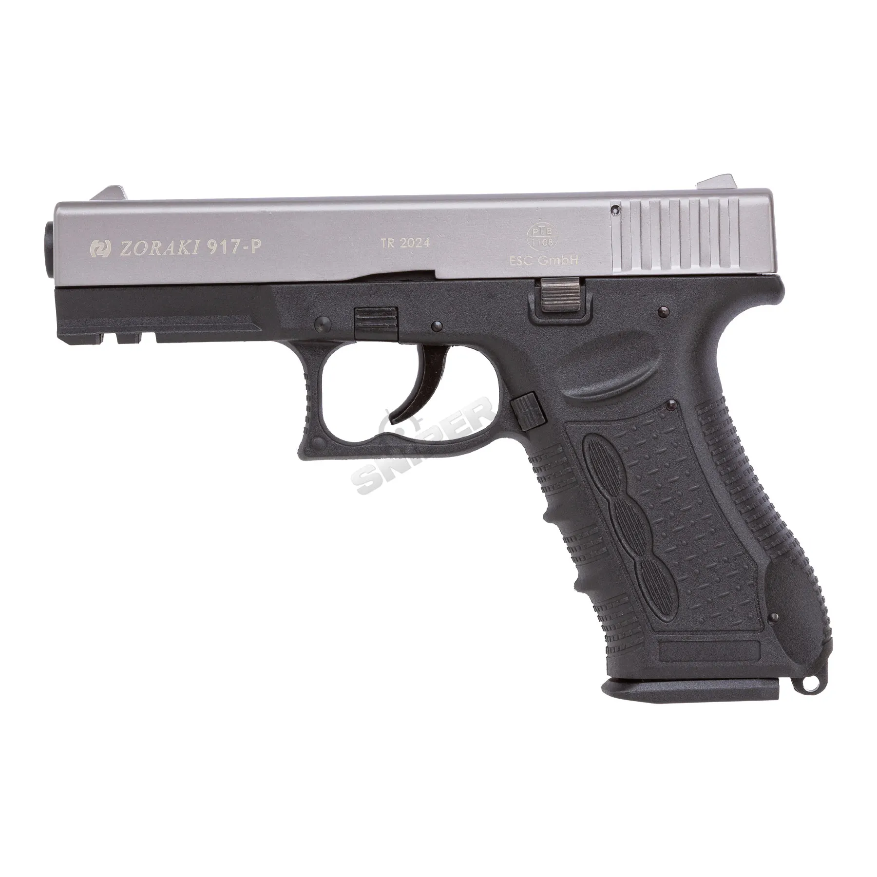 Zoraki 917 9mm P.A.K. Schreckschusspistole, Titan