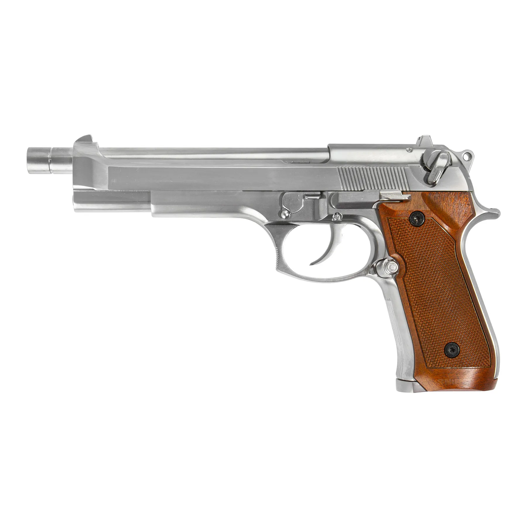 WE M92L Full Metal Silver GBB Softair Pistole