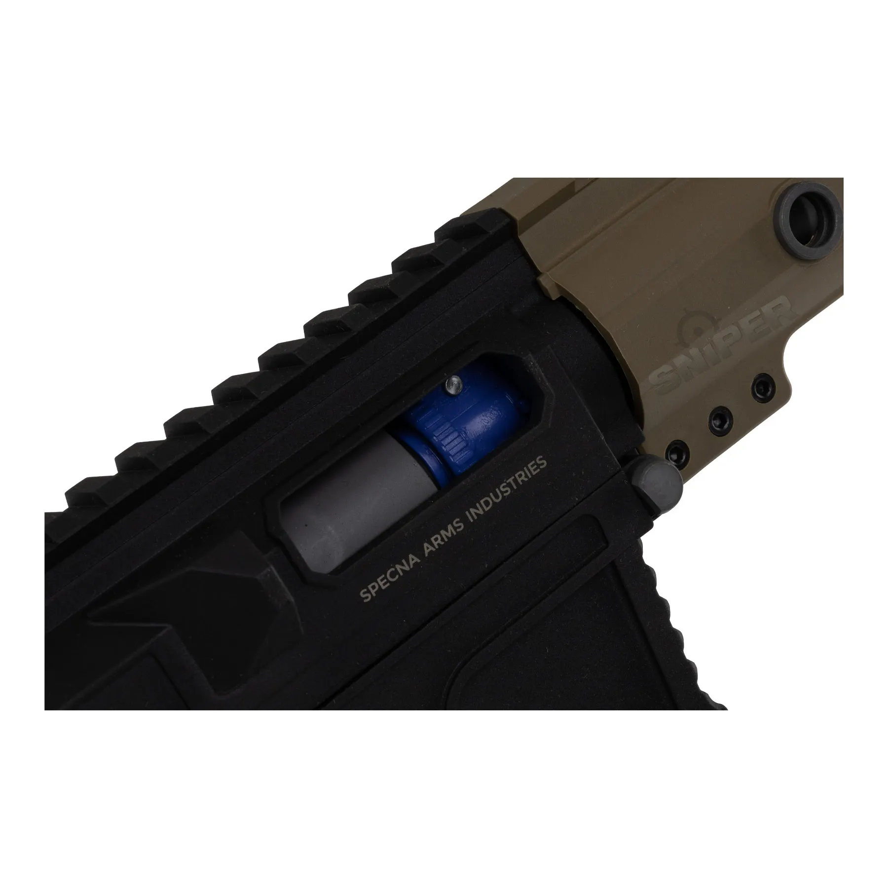 Specna Arms SA-FX01 Flex < 0,5 Joule Softair Gewehr w/ Gate X-ASR, Half-Tan Specna Arms SA-FX01 Flex < 0,5 Joule Softair Gewehr w/ Gate X-ASR, Half-Tan