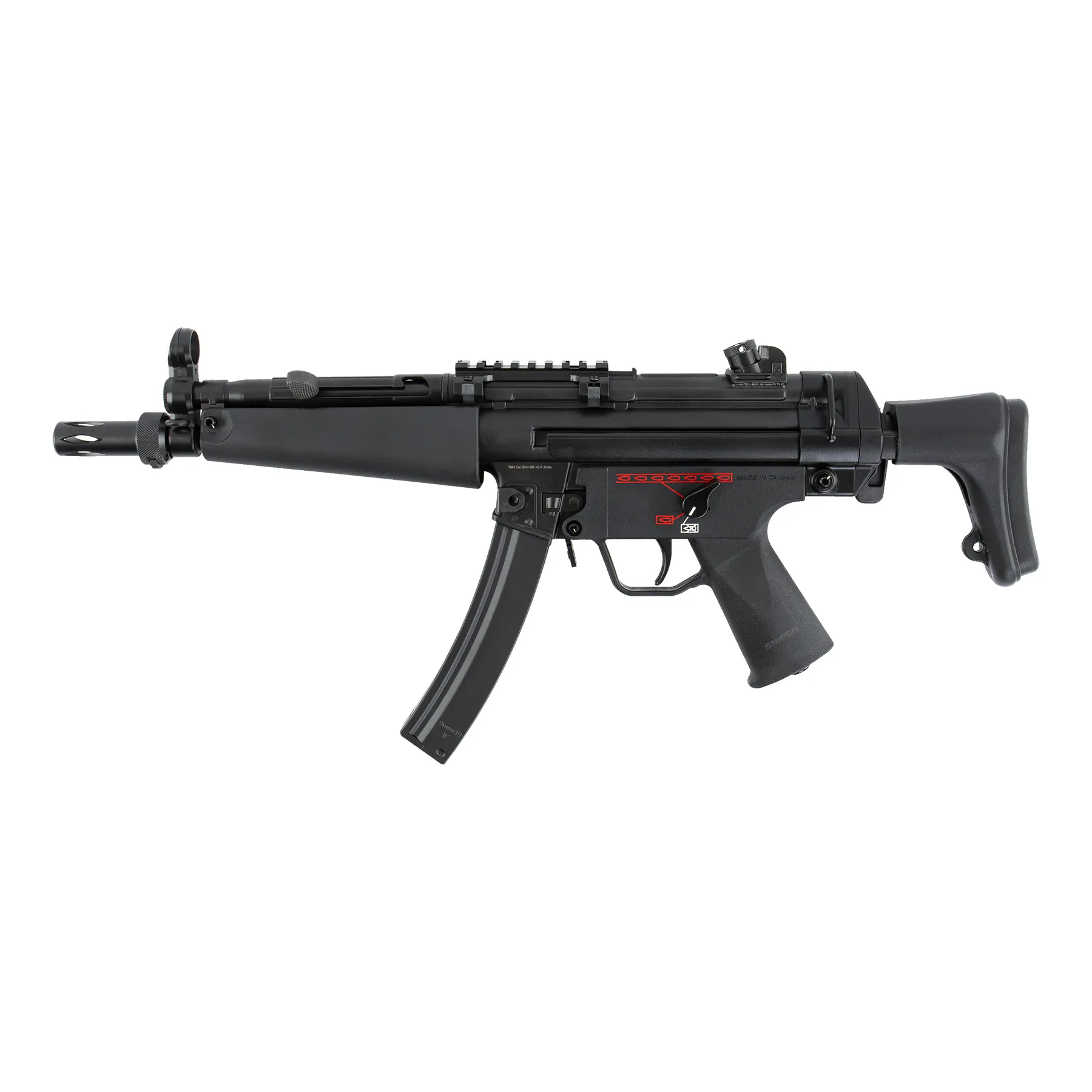 G&G TGM A3 RTS ETU < 0,5 Joule Softair Gewehr, Black