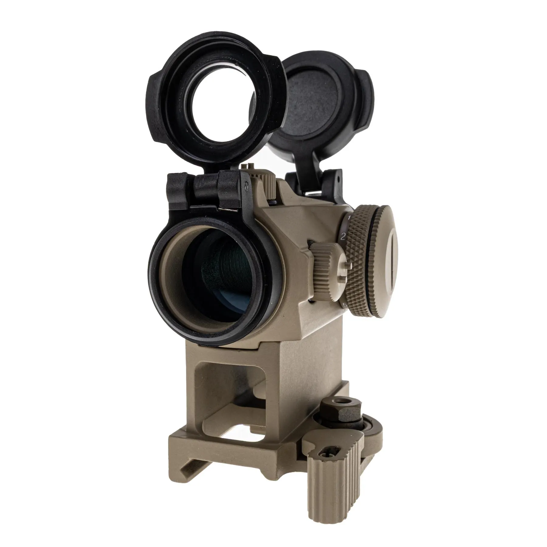 TR02 Red Dot with Killflash, QD Riser Mount, Tan