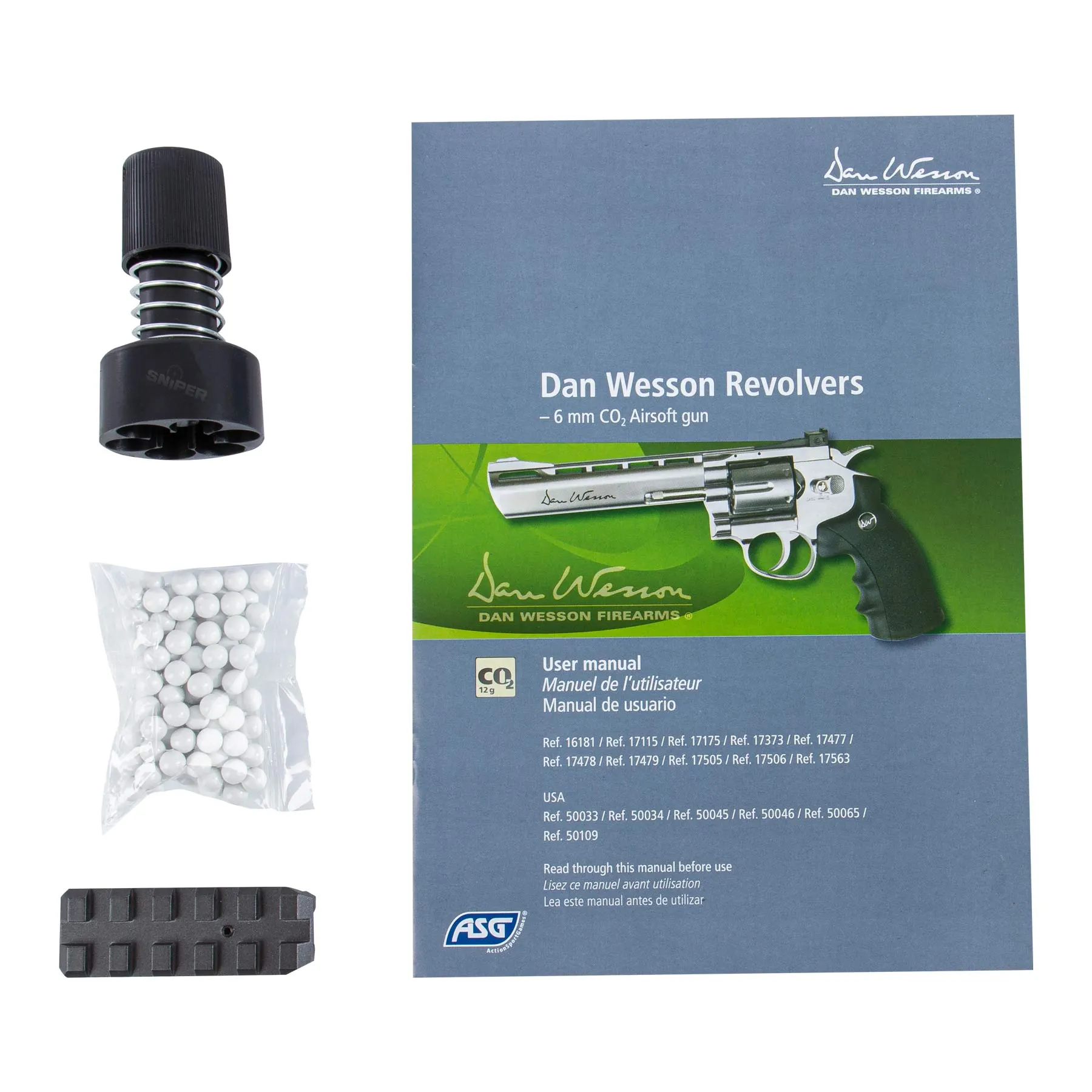 ASG Dan Wesson Airsoft Revolver 2,5' Gold CO2