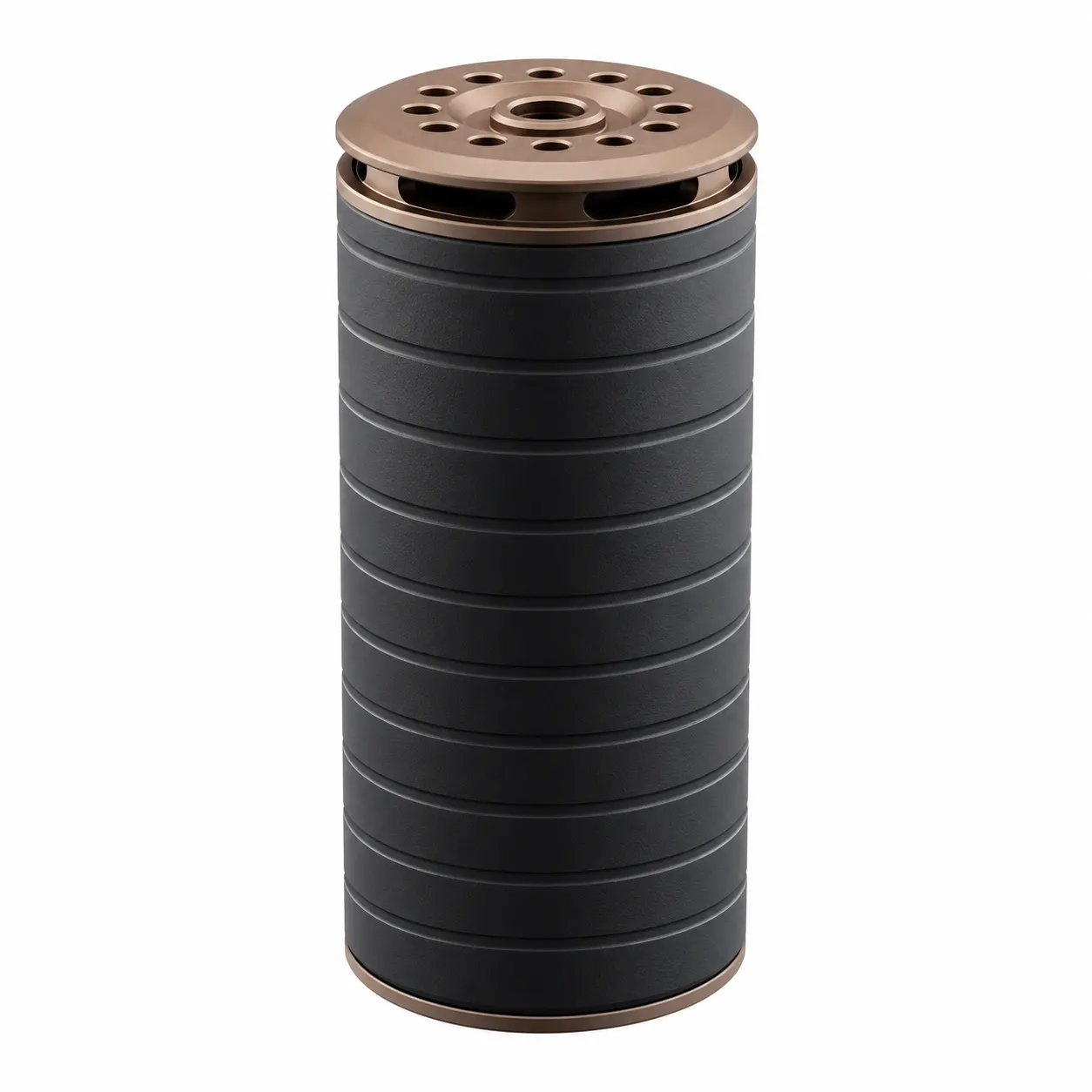 SAC CNC MCS Fatty 50mm Suppressor, Black/Bronze