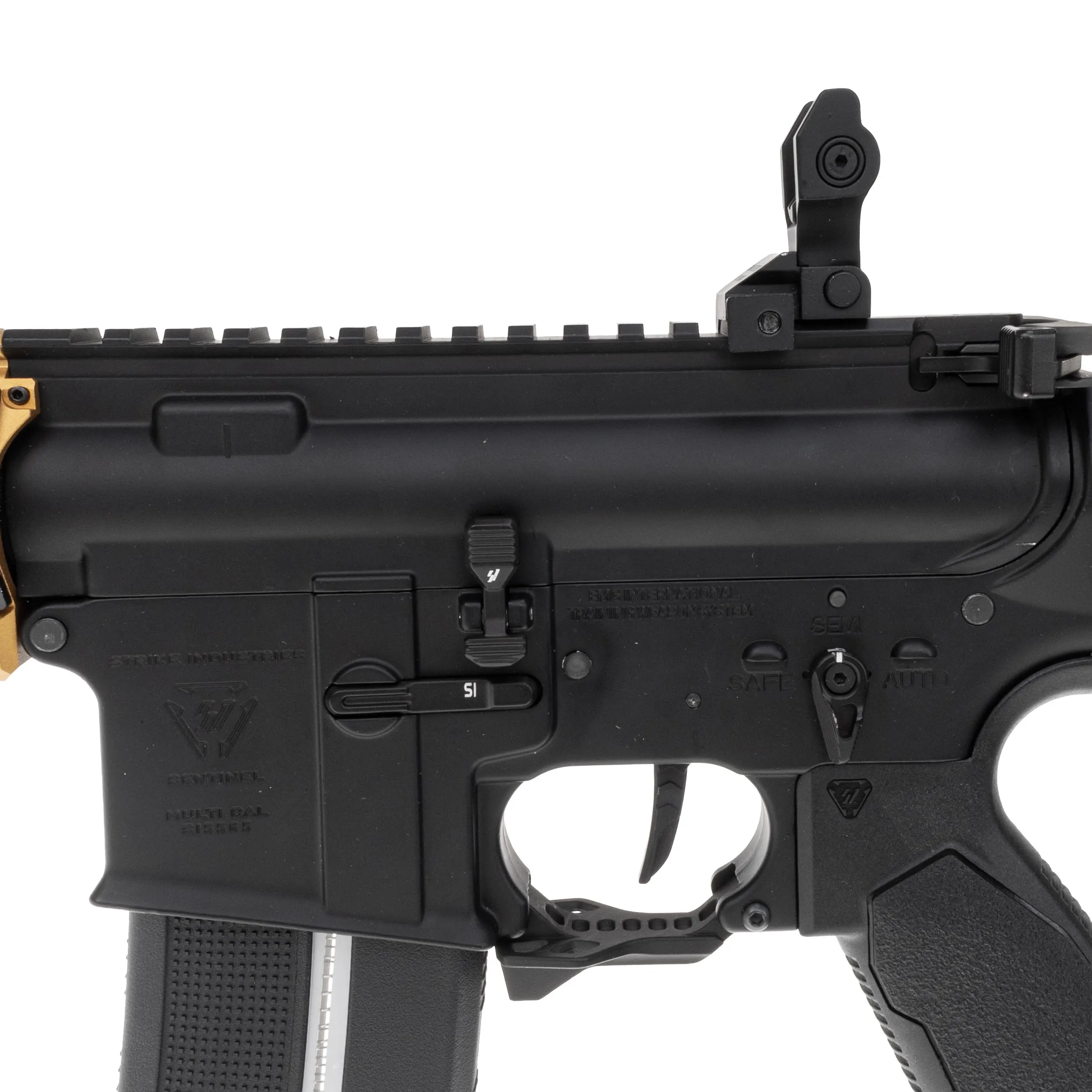 SAC x Pulsar D2 Strike Industried Gridlock 15", Black/Gold