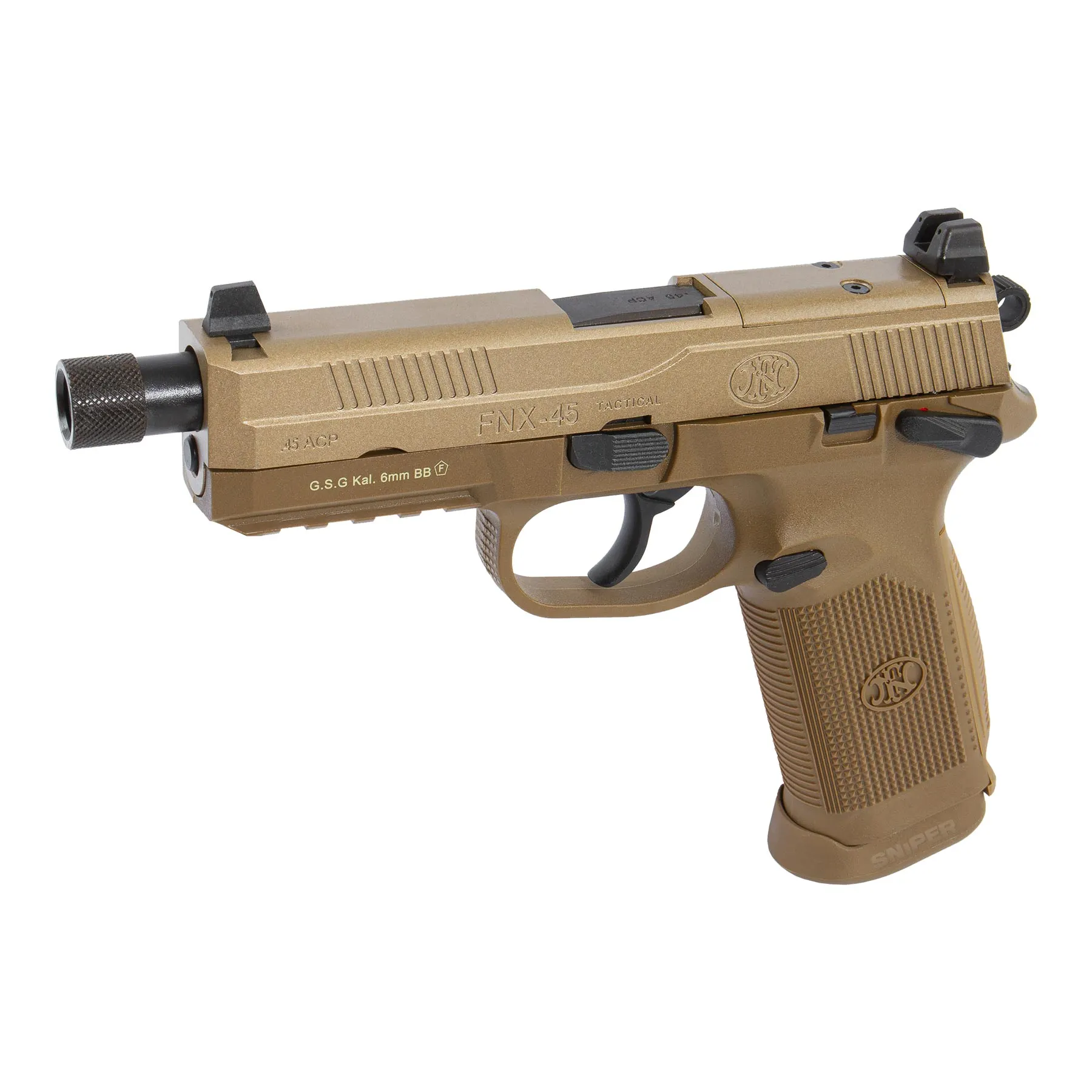 FN Herstal FNX 45 Tactical (FDE), GBB