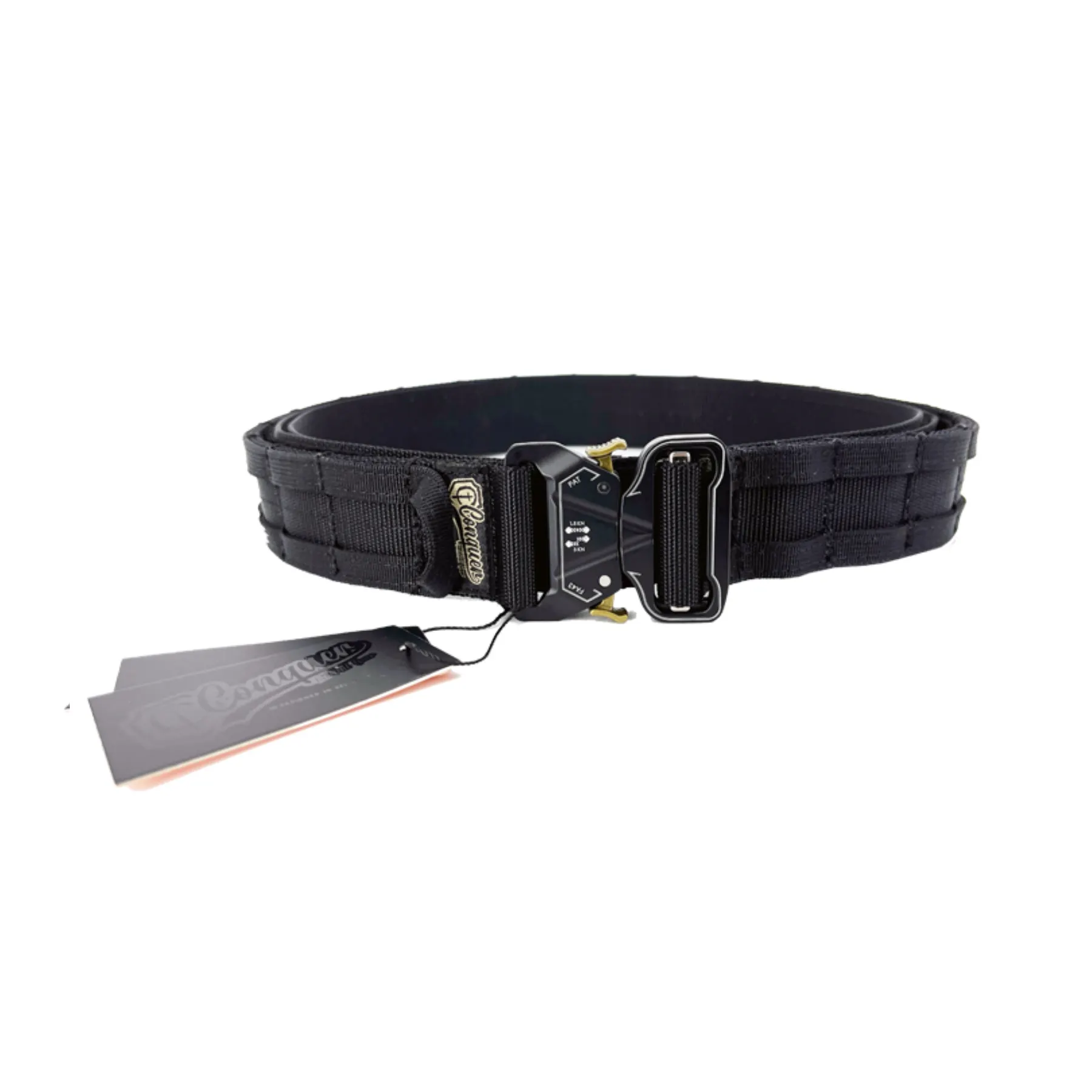 Conquer Double Belt, Black Conquer Double Belt, Black