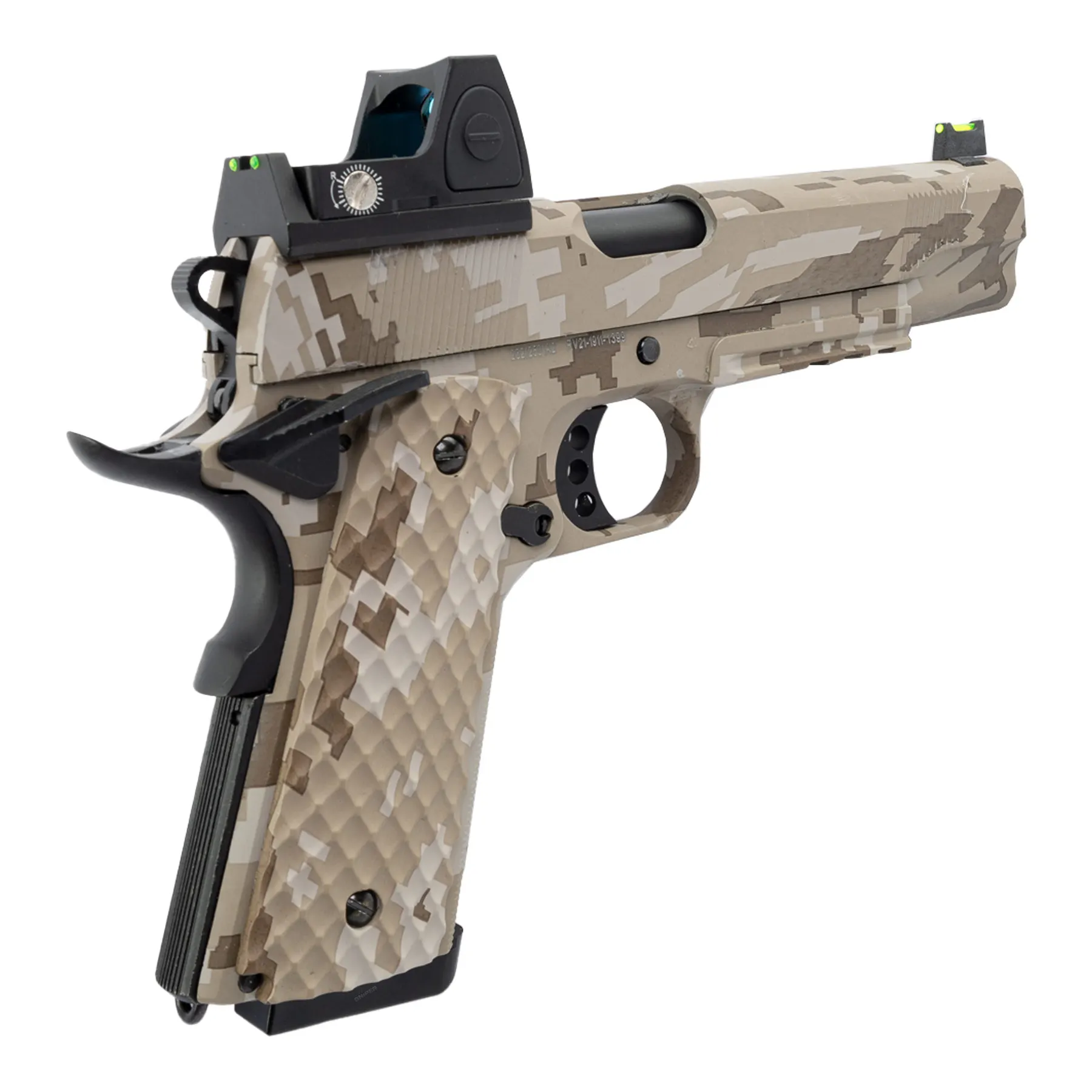 Raven 1911 BDS MEU Railed GBB, Digi Desert Raven 1911 BDS MEU Railed GBB, Digi Desert