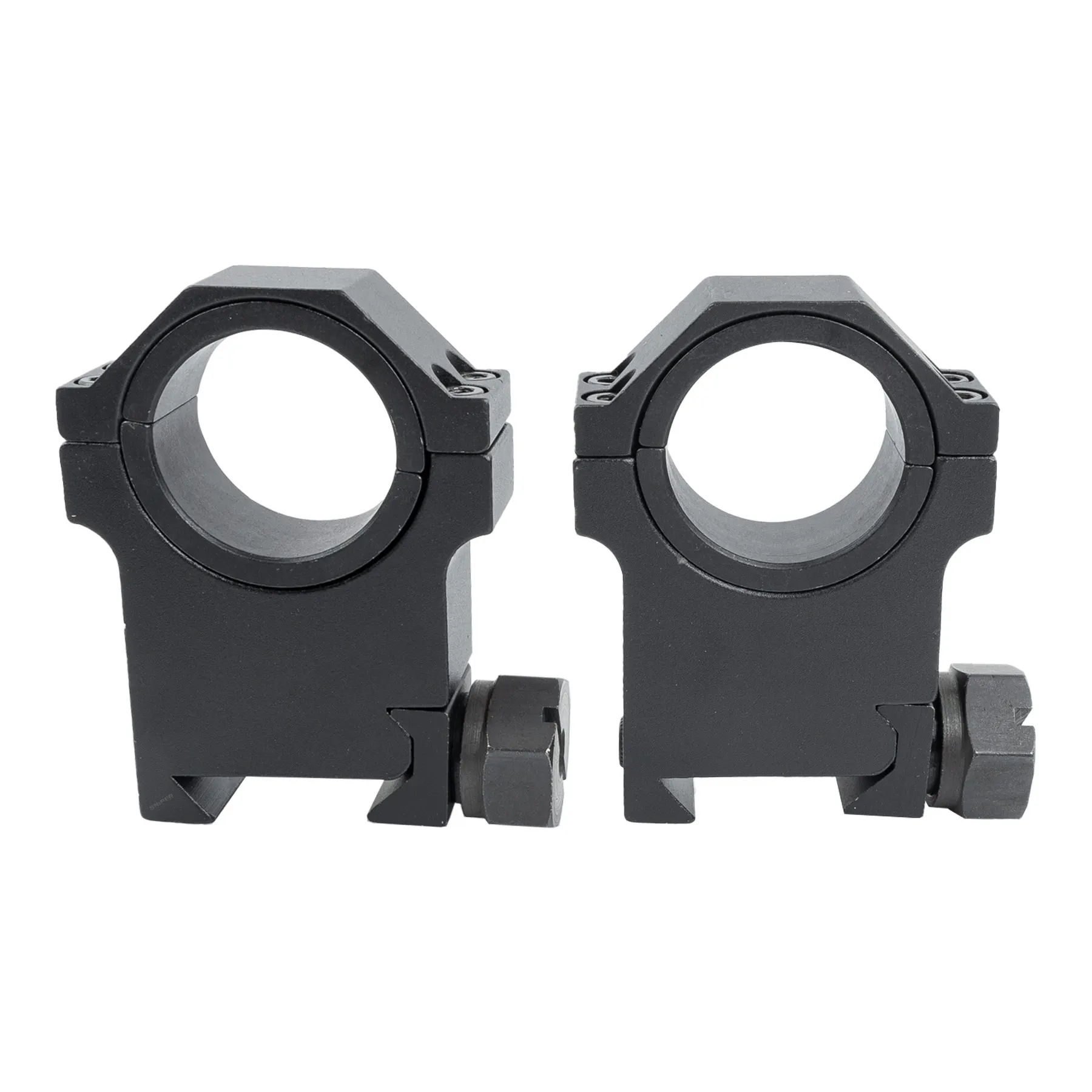 30mm High HD Weaver Rings, Black 30mm High HD Weaver Rings, Black