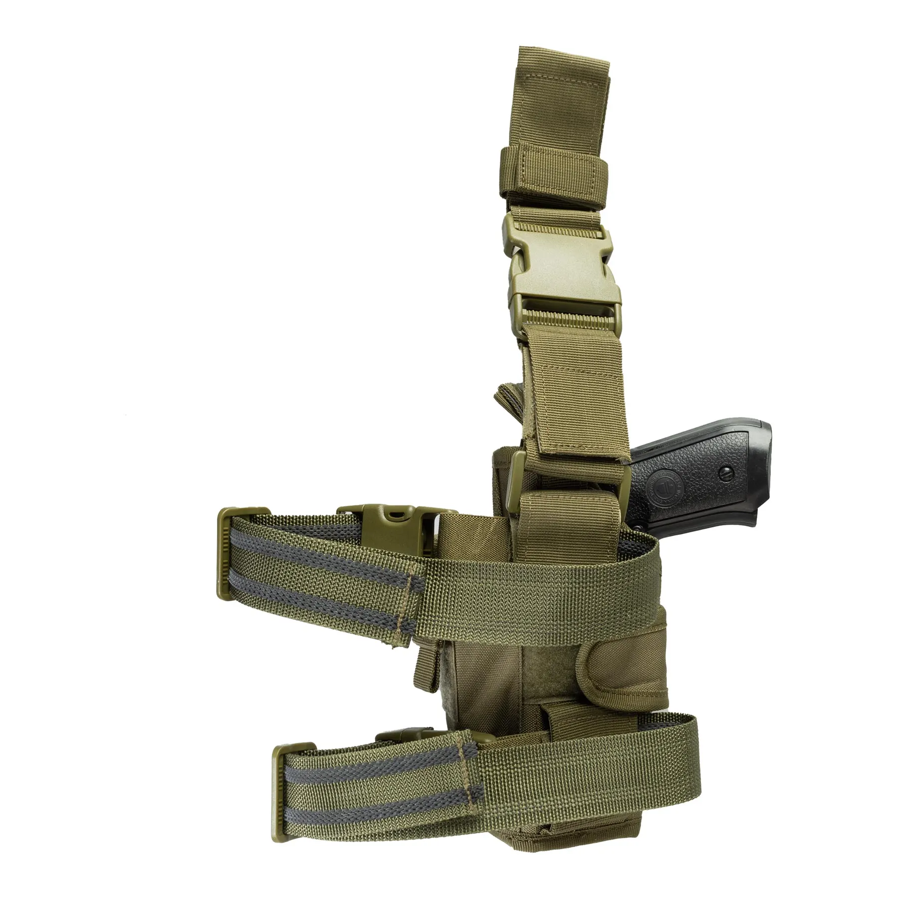 Thigh Uni Holster w/ Mag Pouch, Tan