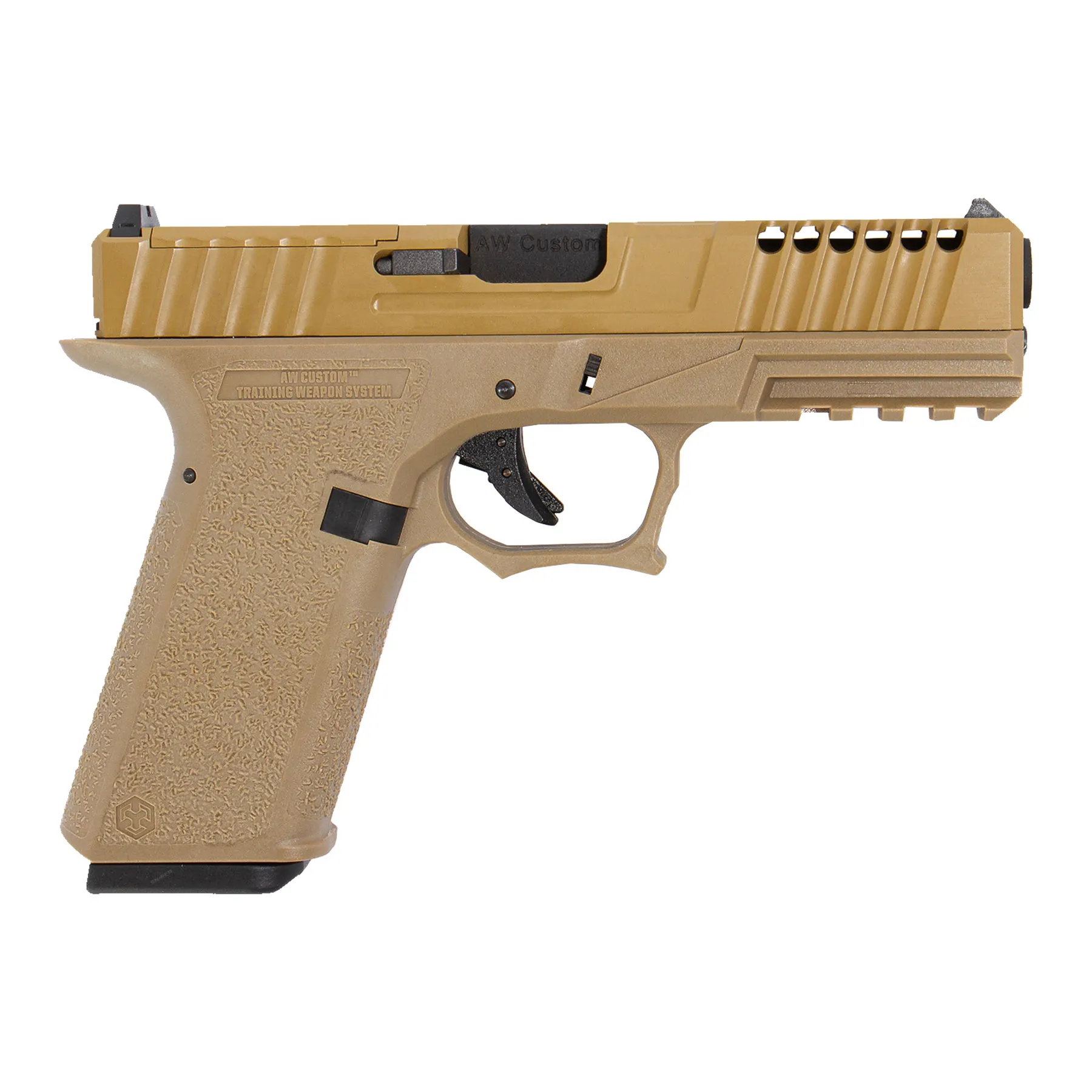 AW Custom VX7 Mod.1 Precut GBB Softair Pistole, FDE