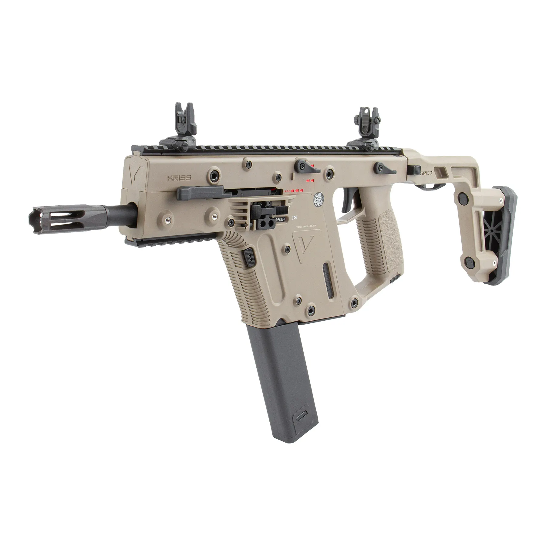 Kriss Vector < 0,5J AEG Softair Gewehr, Dark Earth Kriss Vector < 0,5J AEG Softair Gewehr, Dark Earth