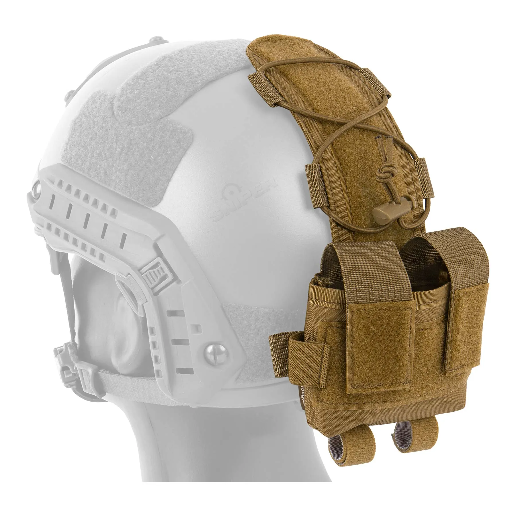 MKII Battery Case for Helmet, Coyote Brown