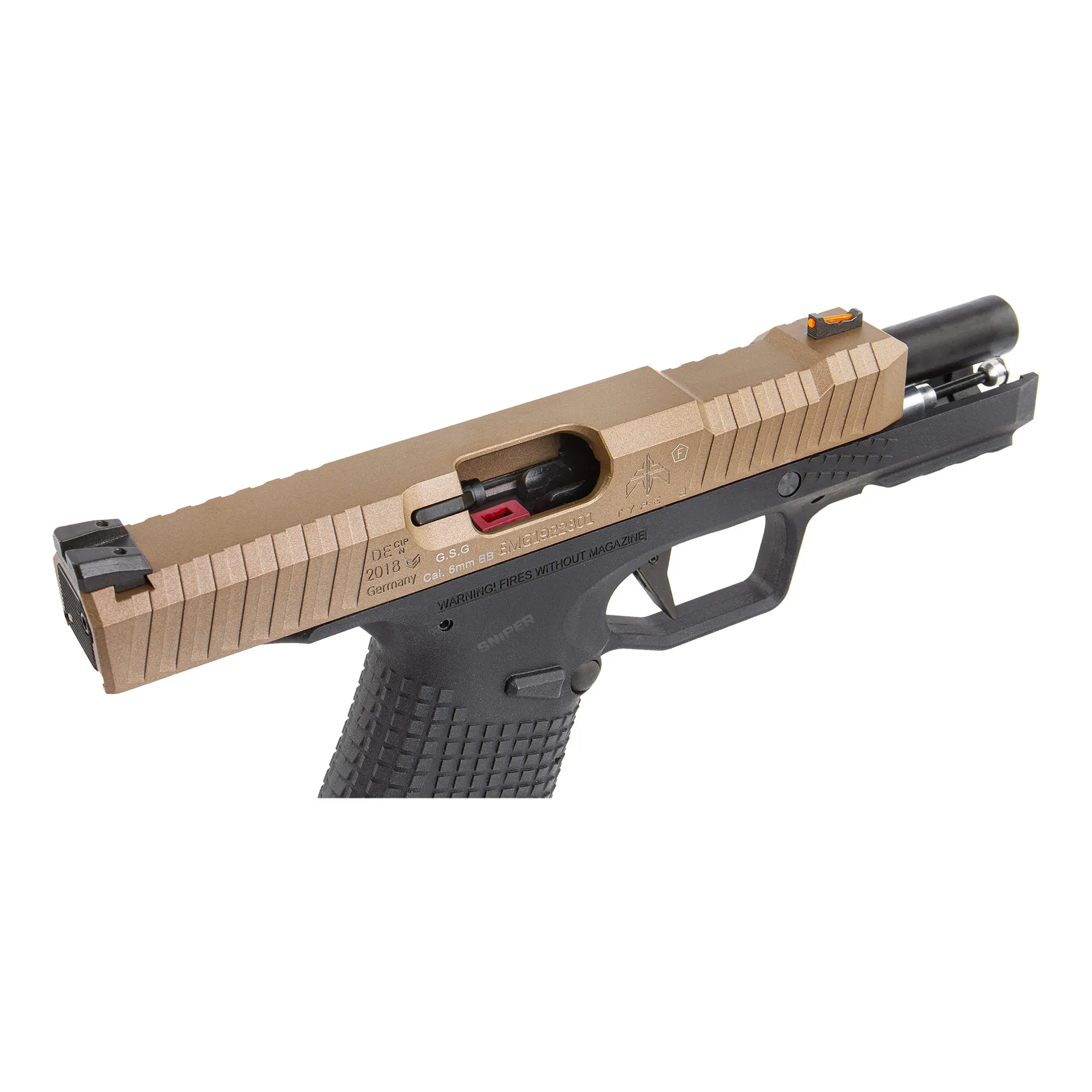 Archon Firearms Type B Pistol GBB, Black