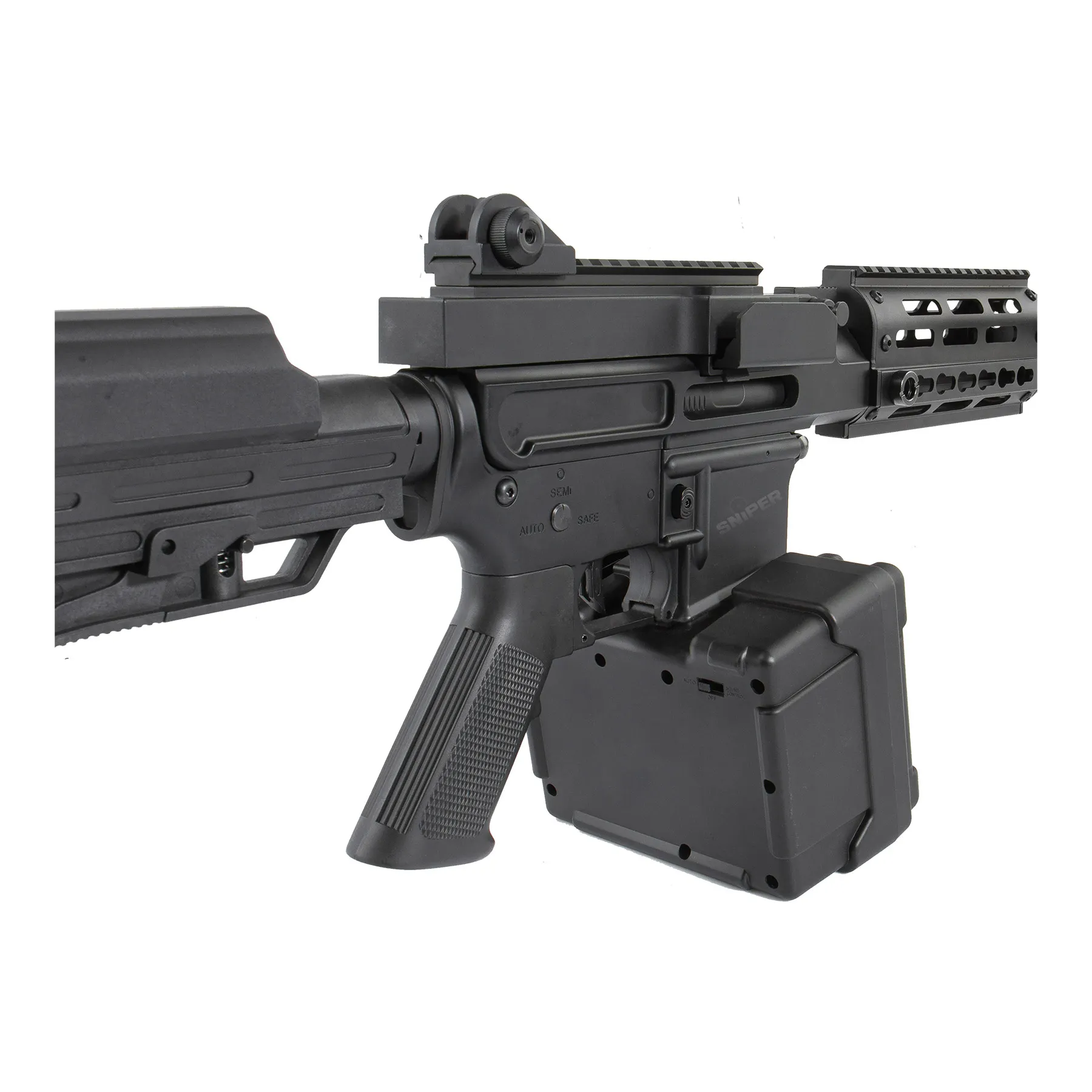 Golden Eagle MCR LMG mit Drum Mag, (S)AEG