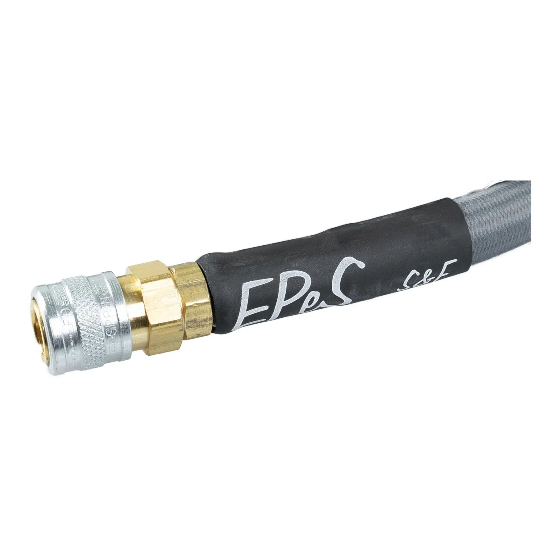HPA S&F MK. III 100cm Braided Hose Line US, Grey