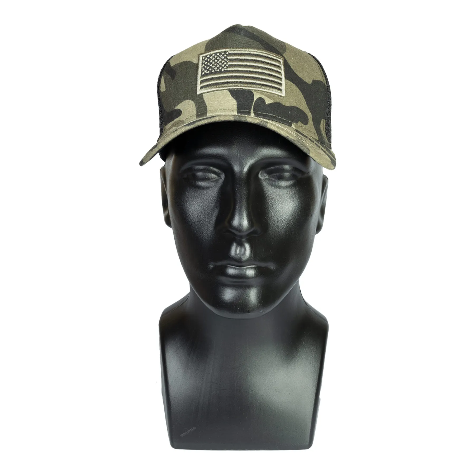 Reapo Baseball Trucker Mesh Cap America, Dark Camo