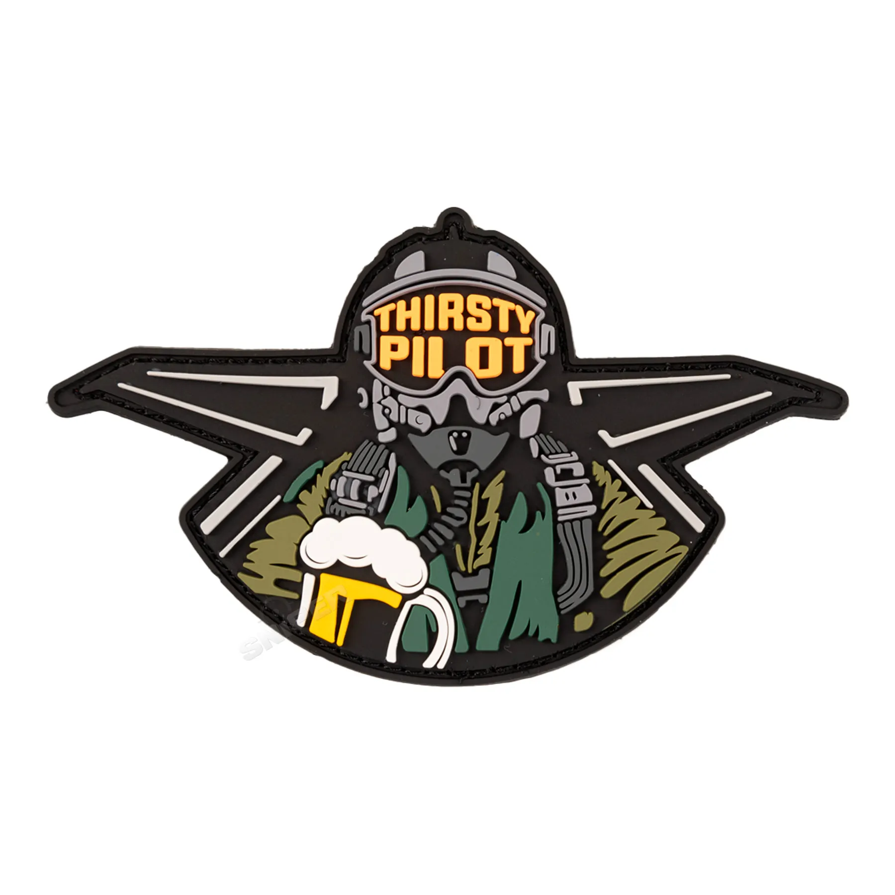 Patch 3D PVC Thirsty Pilot