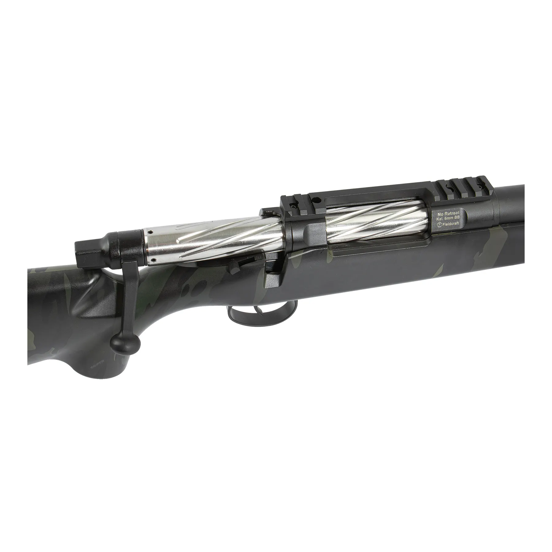 High Power 3J Barrett Bolt Action Sniper, Multicam Black