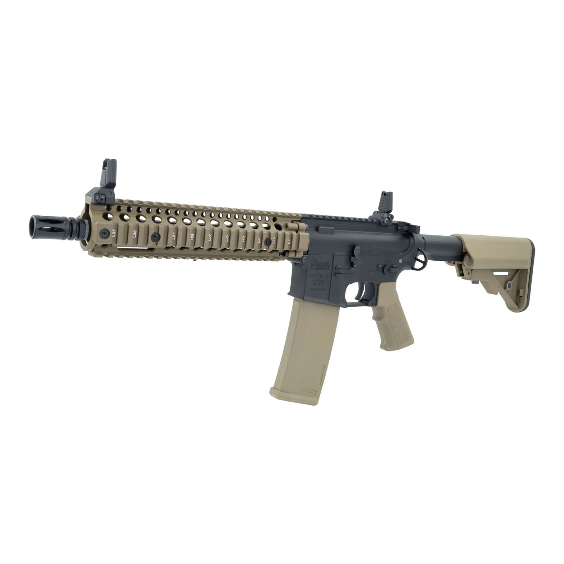 SA-E19 Edge Daniel Defense MK18 (S)AEG, Dualtone SA-E19 Edge Daniel Defense MK18 < 0,5 Joule Softair Gewehr, Dualtone