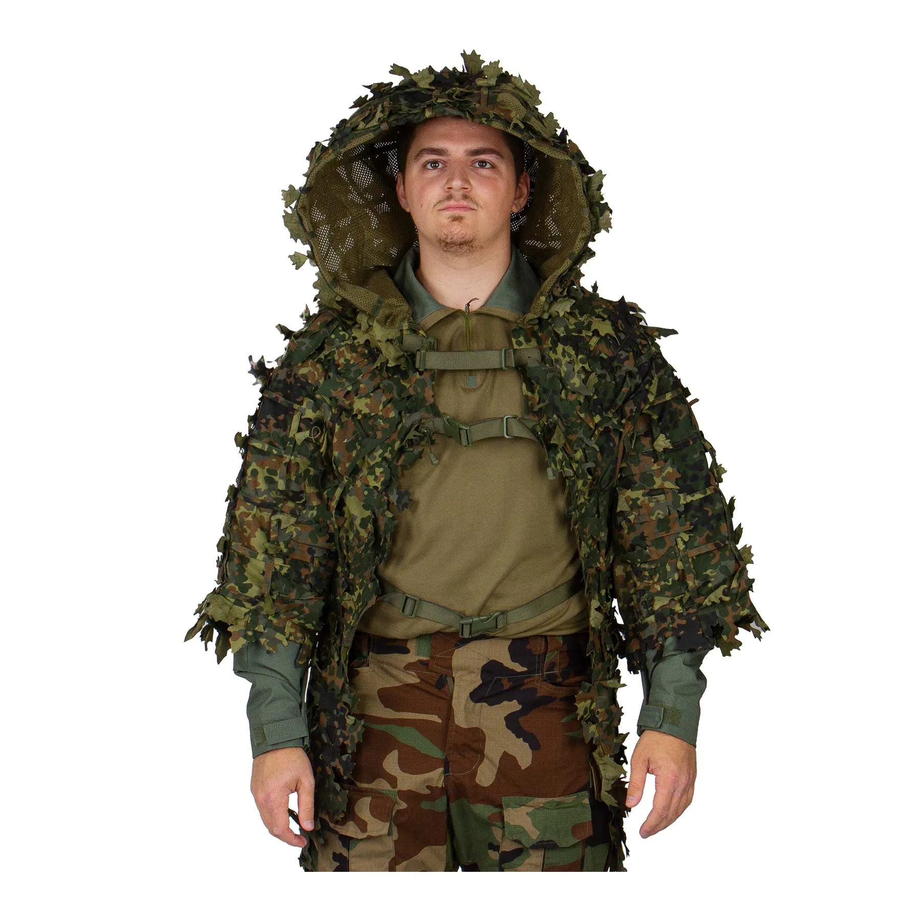 Invader Ghillie Base Leaf, Flecktarn