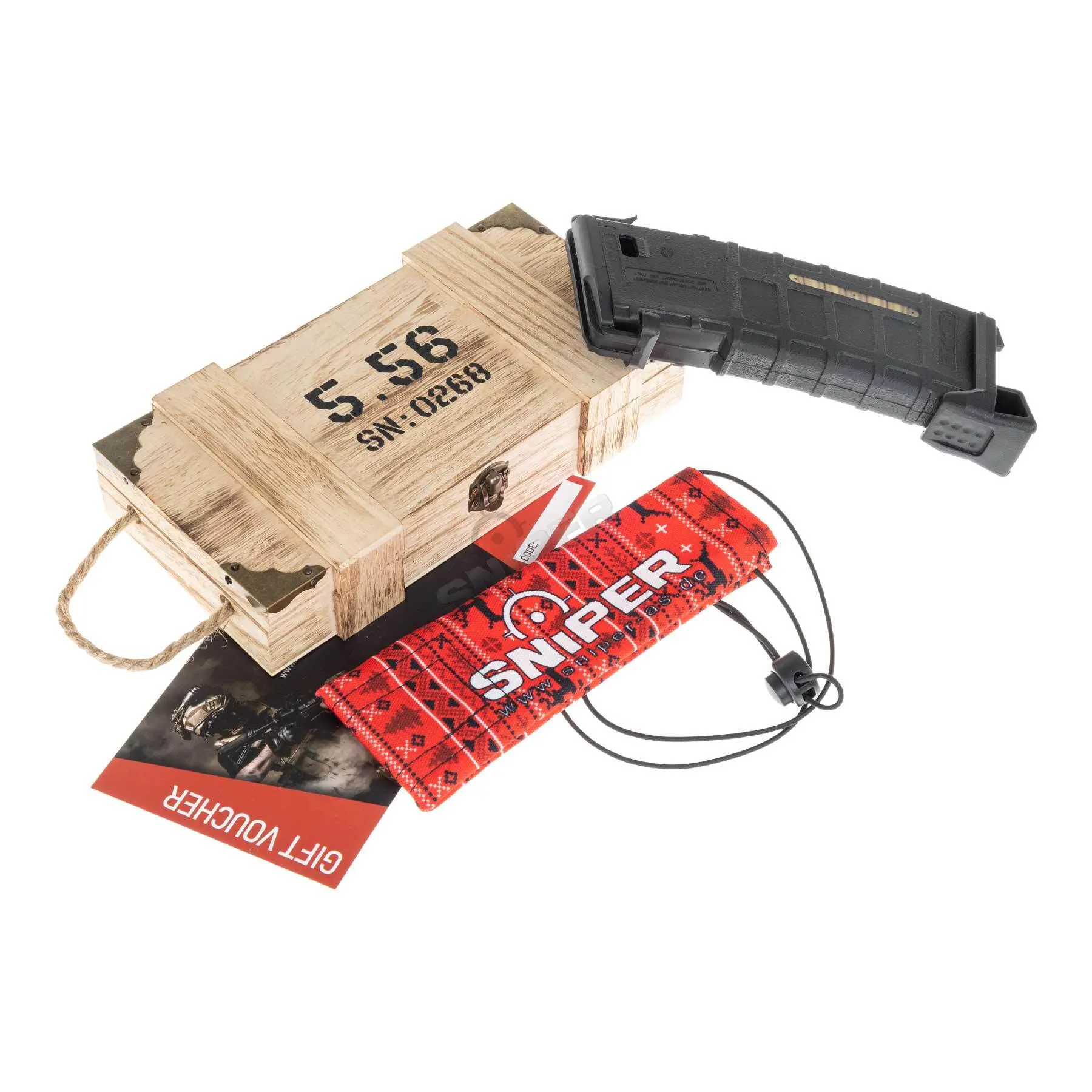 Christmas Box Deals - Sniper 50€ Gutschein & Laufsocke, Black Christmas Box Deals - Sniper 20€ Gutschein & Laufsocke, Black