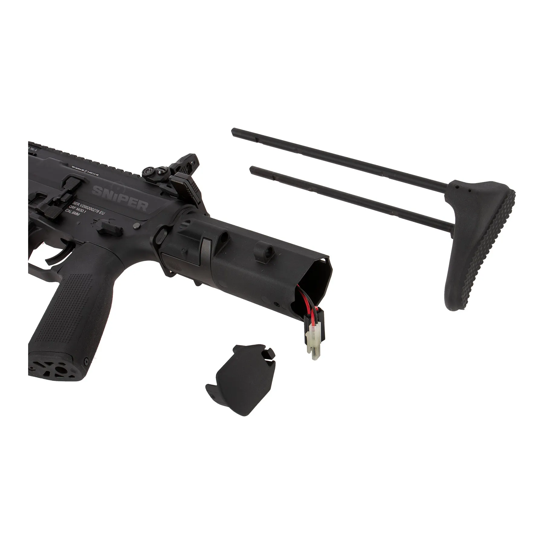 KWA QRF Mod.1, (S)AEG, Black