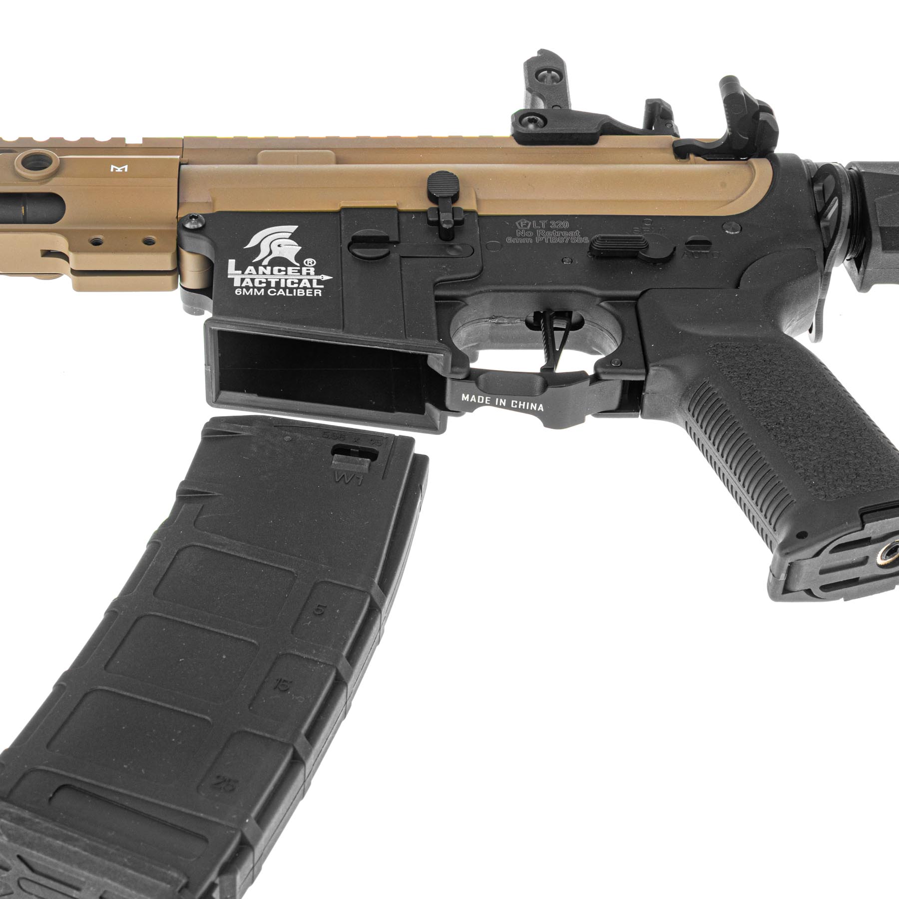 Lancer LT-39 M-Lock 11" Gen 3 w/ Nebula ETU (S)AEG, Half-Tan
