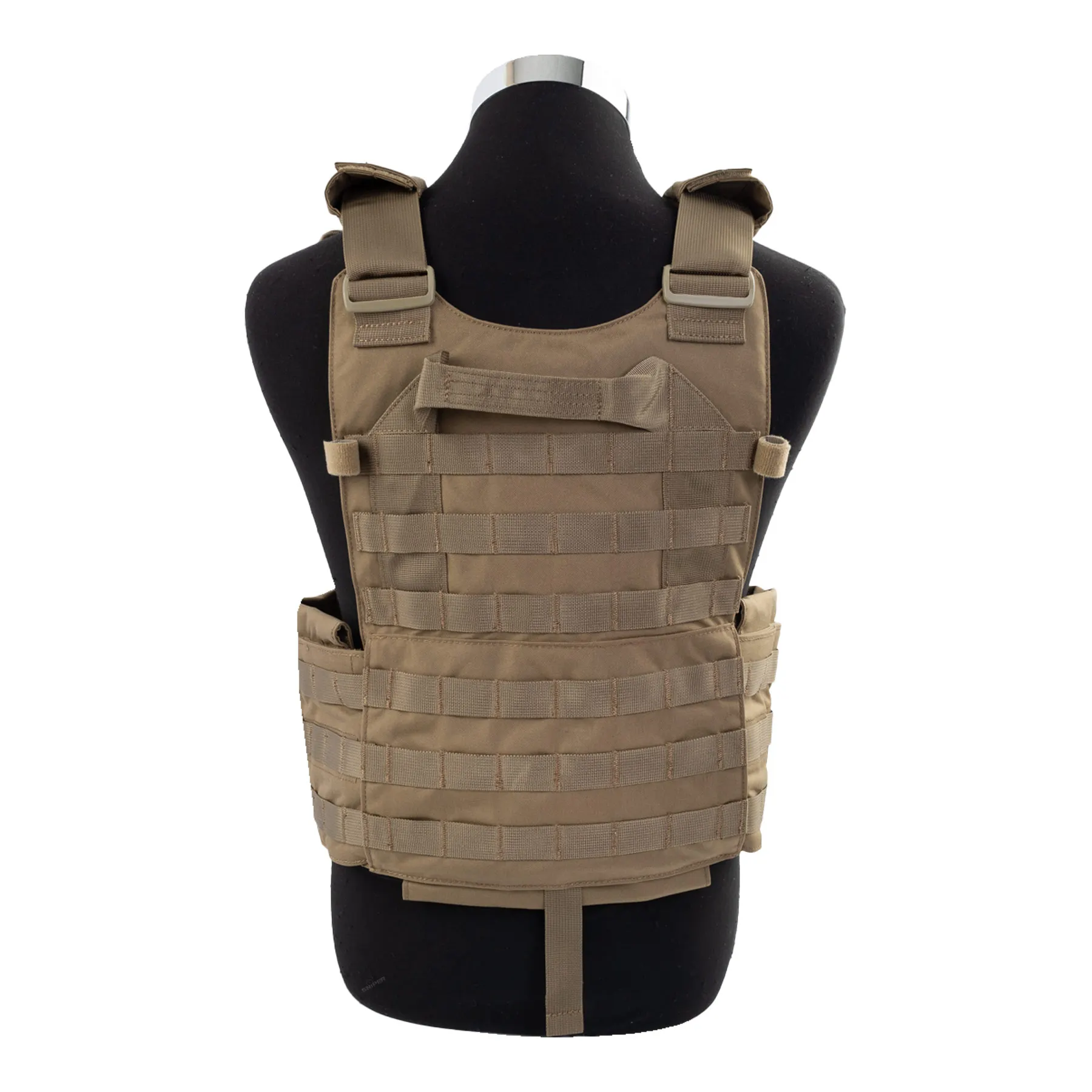 Taktische Plattenträger Weste, Coyote Brown