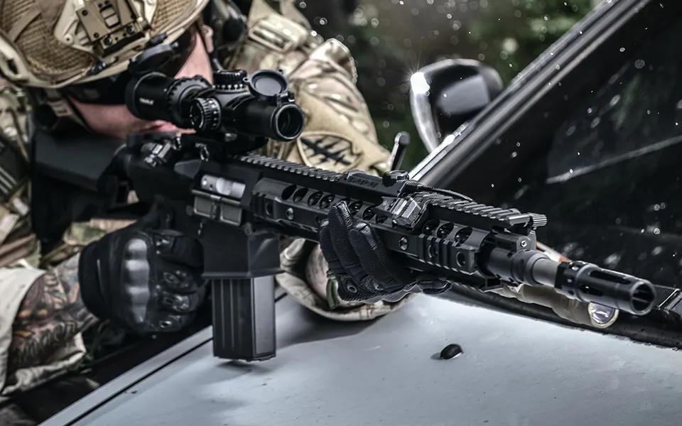 VFC KAC SR-25 ECC GBB Softair Gewehr, Black VFC KAC SR-25 ECC GBB Softair Gewehr, Black