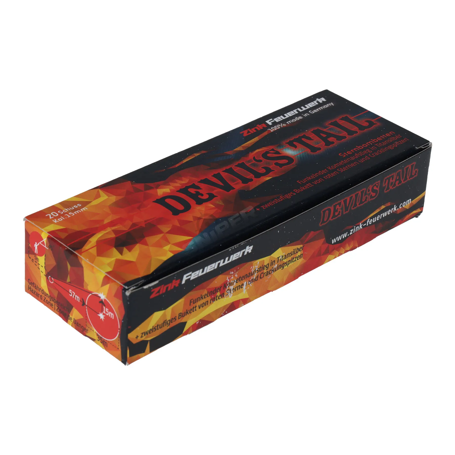 Zink Devils Tail Z, 20 Stück Zink Devils Tail Z, 20 Stück