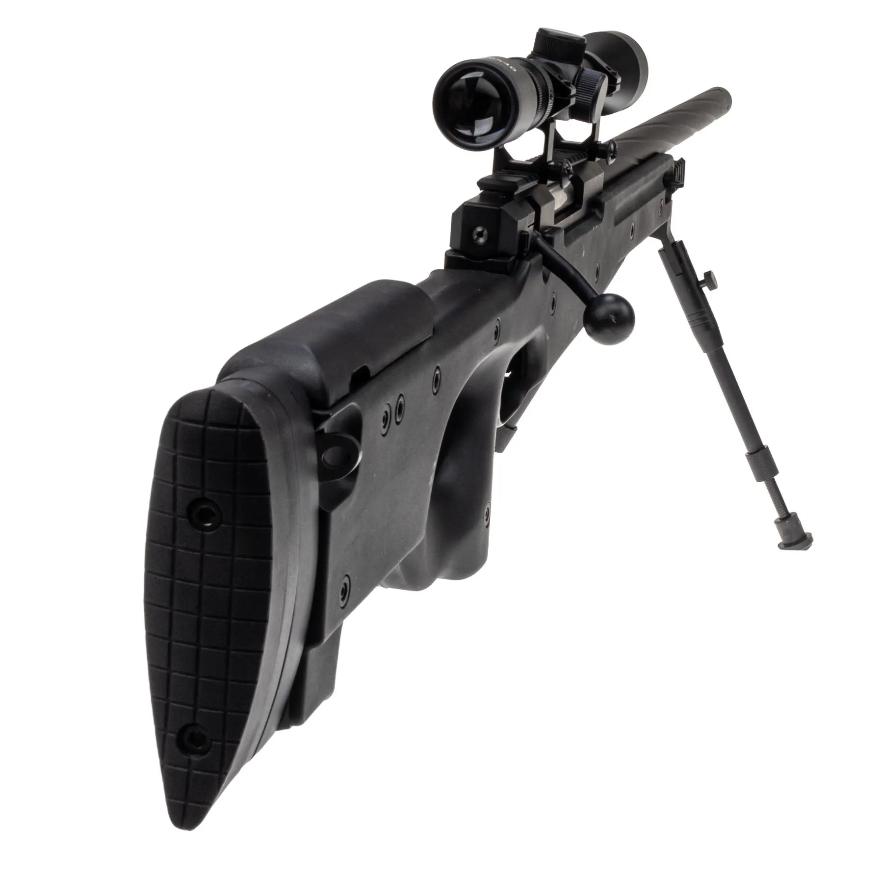 WELL MB01 L96 Upgraded Version w/ Scope & Bipod, Black