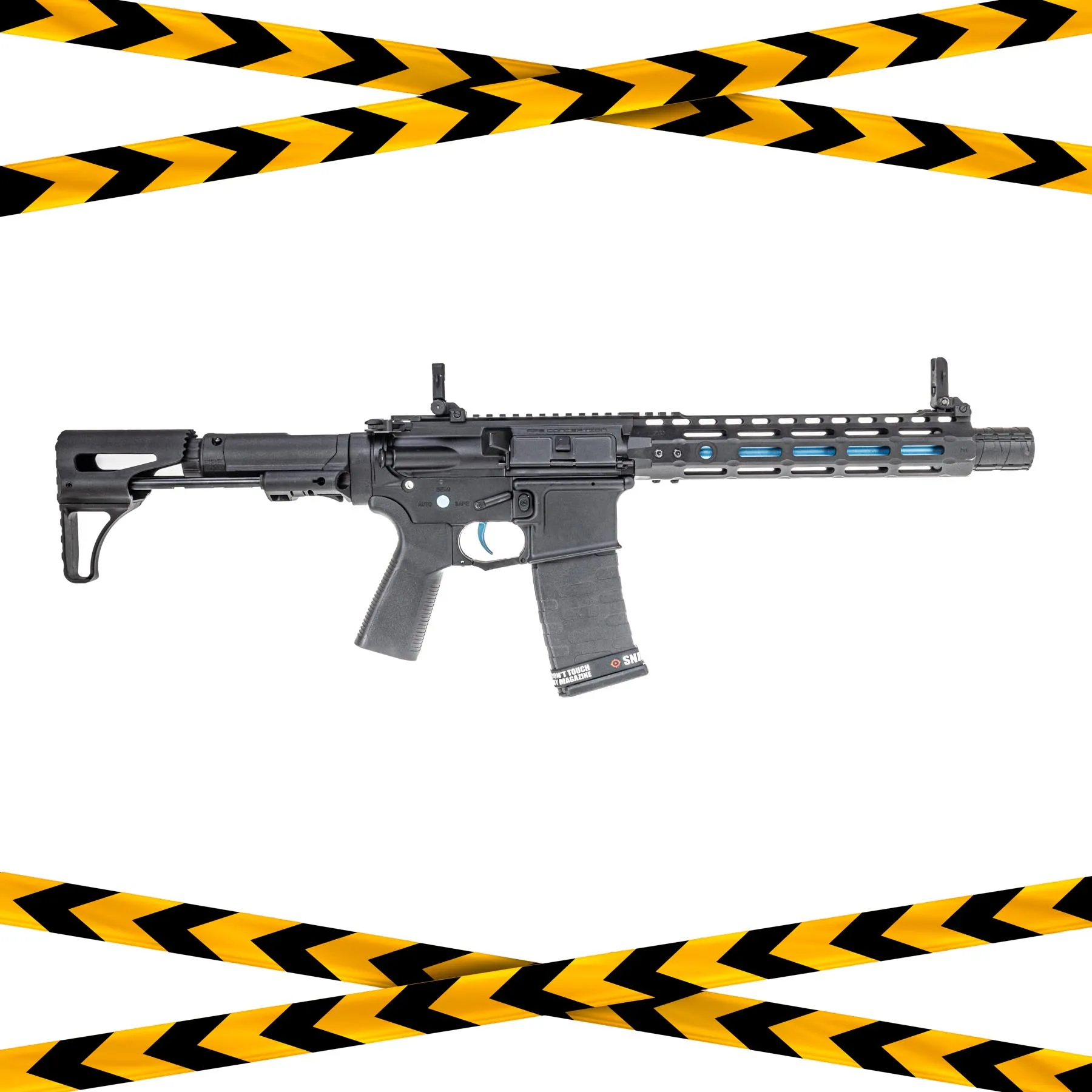 B-Ware Ghost Patrol Rifle e-Silver Edge 2.0 ECU (S)AEG, Black