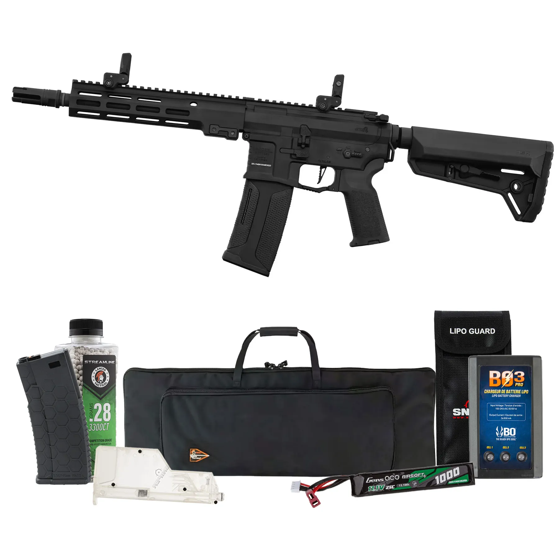Bundle Deal - Lancer LT-44 10" Gen4 w/ Nebula II ETU, Black
