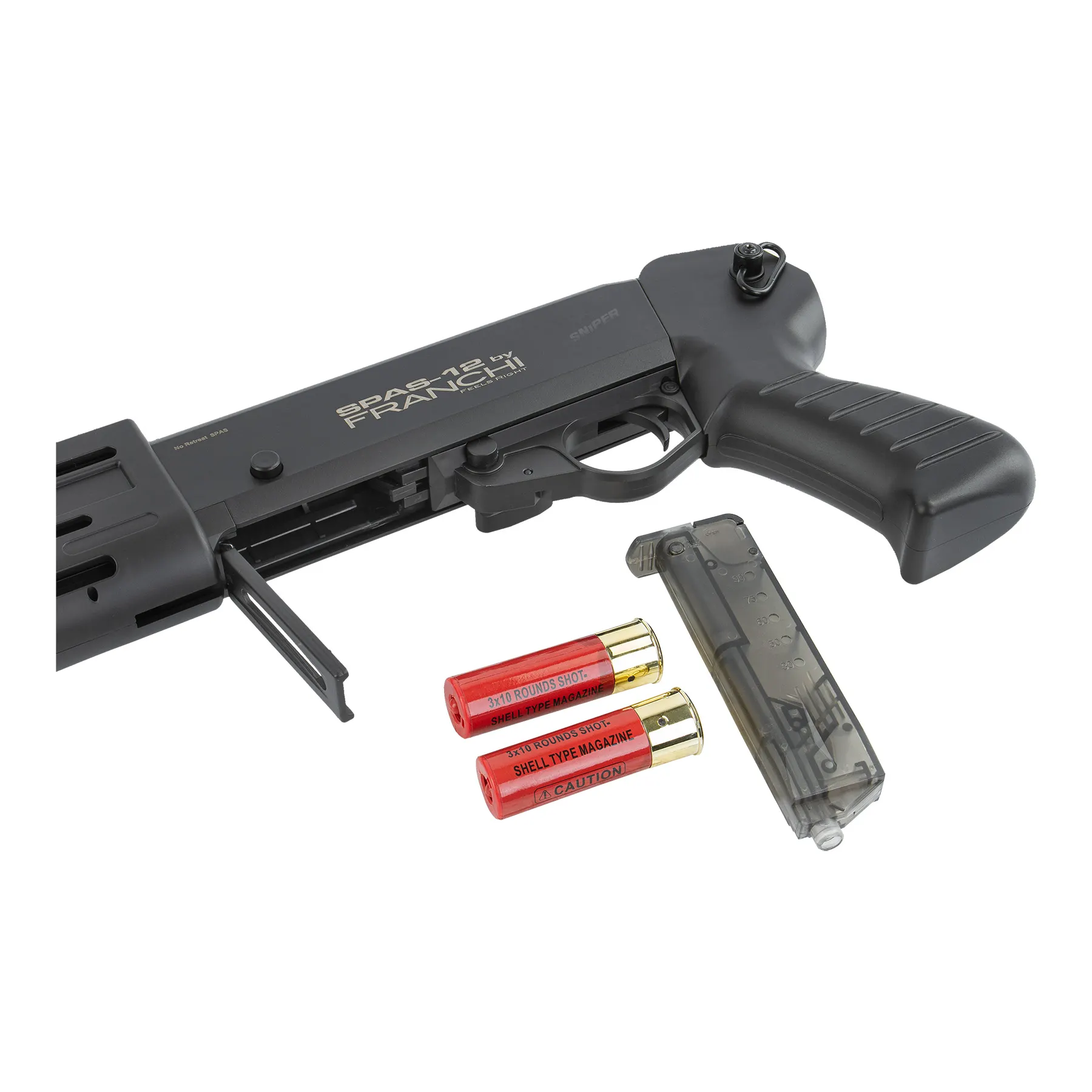 Franchi SPAS-12 Spring Shotgun, Black Franchi SPAS-12 Spring Shotgun, Black