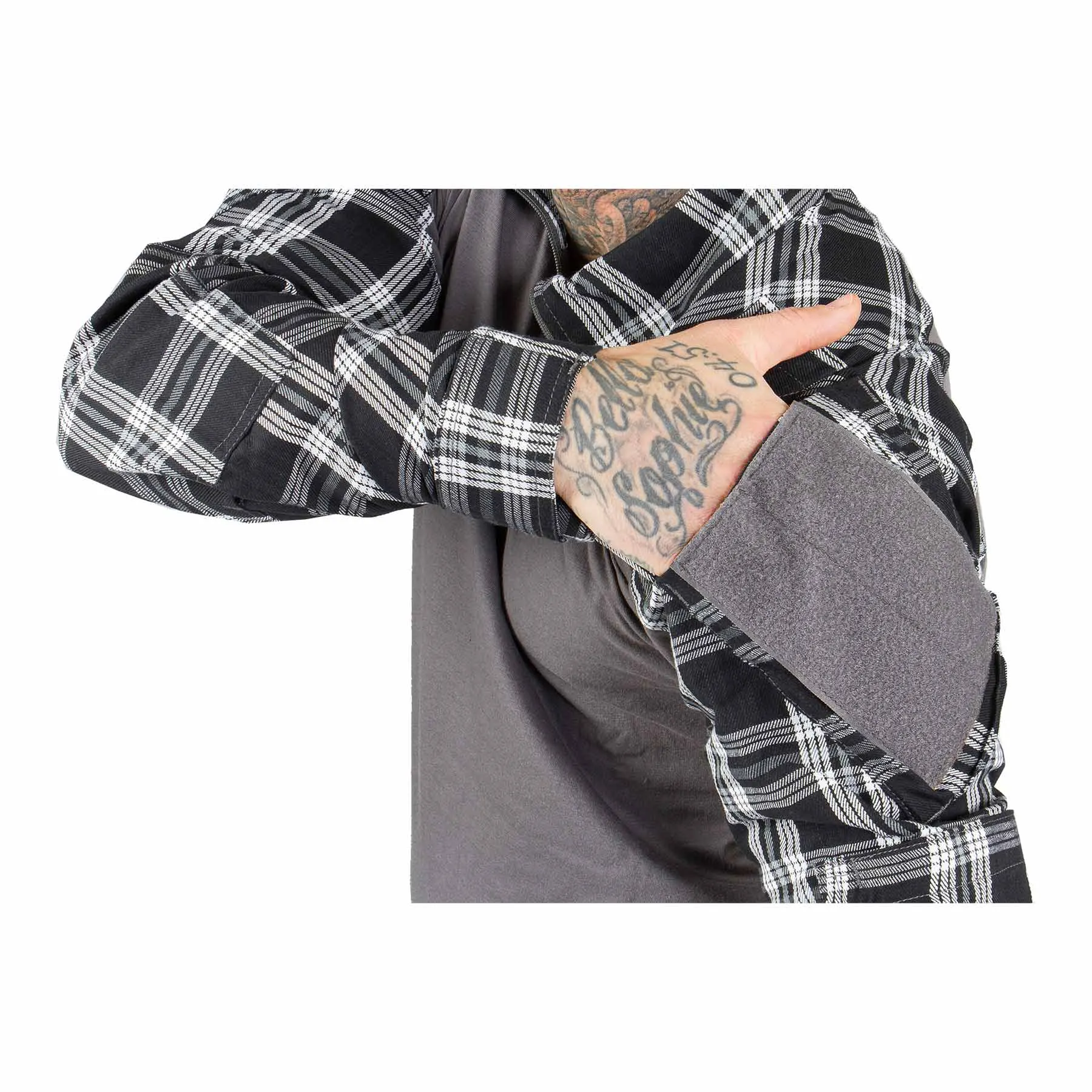 Invader Gear Flannel Combat Shirt, Black