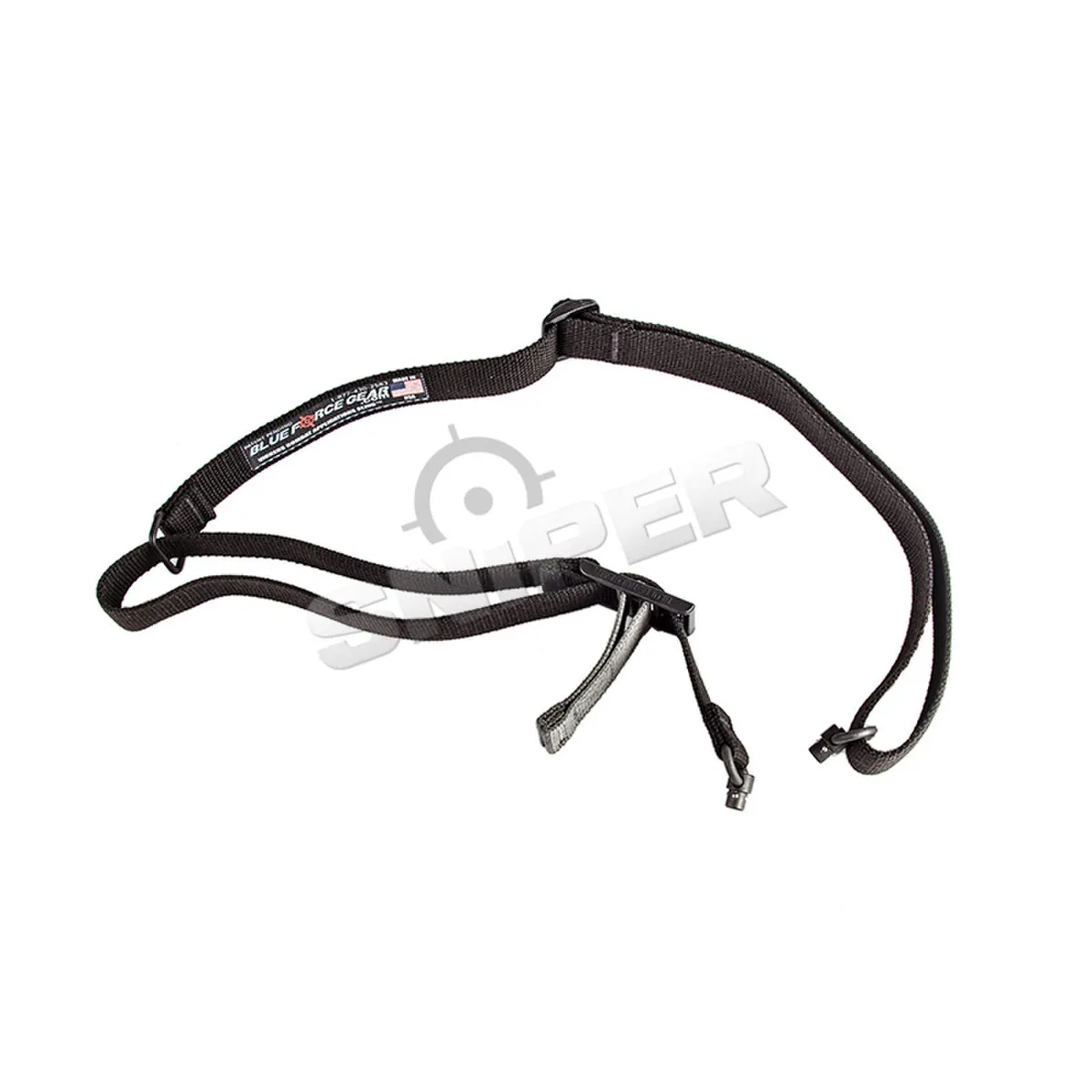 Vickers Push Button Sling, Black Vickers Push Button Sling, Black