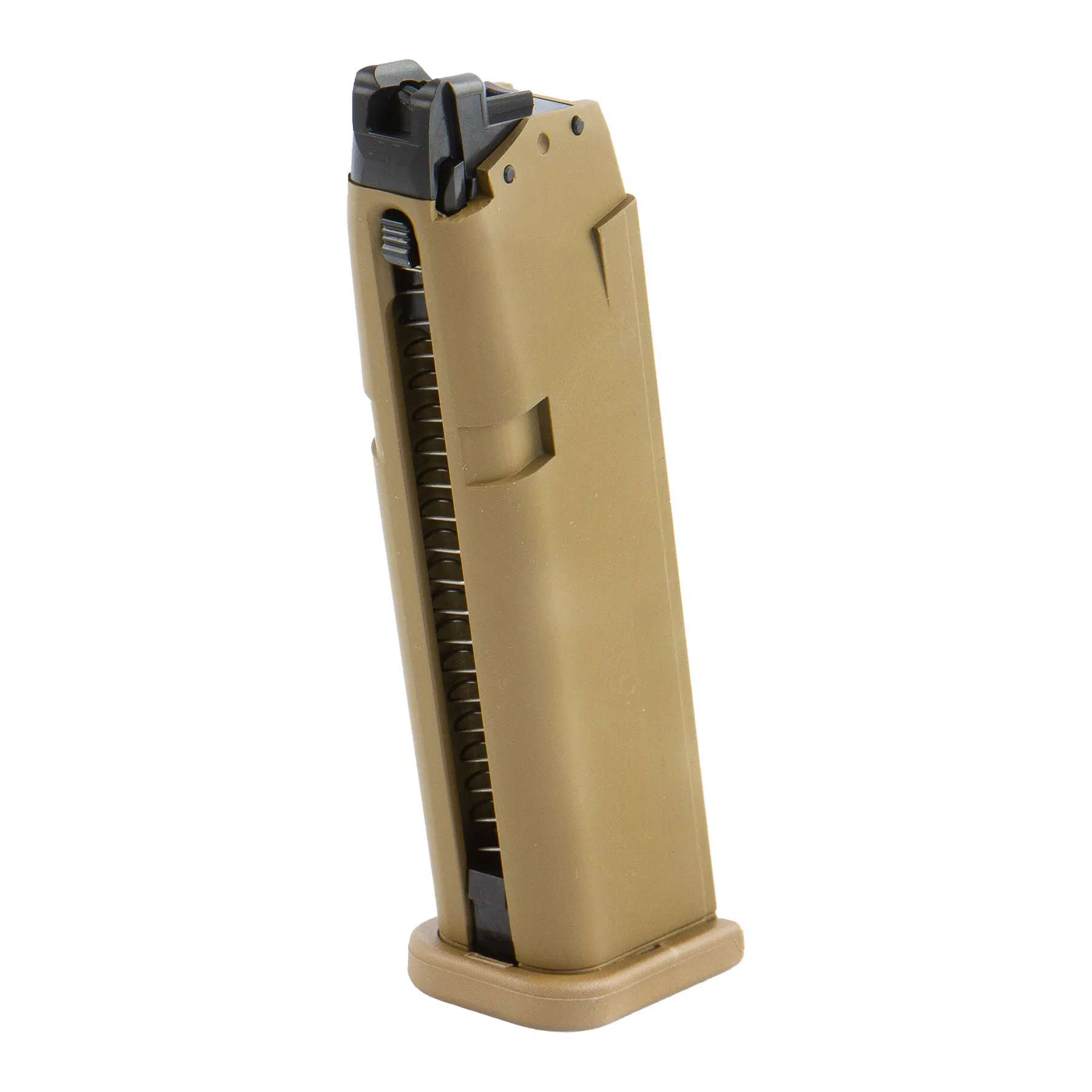 Glock 19X GBB Ersatzmagazin Tan Softair Glock 19X GBB Ersatzmagazin Tan Softair