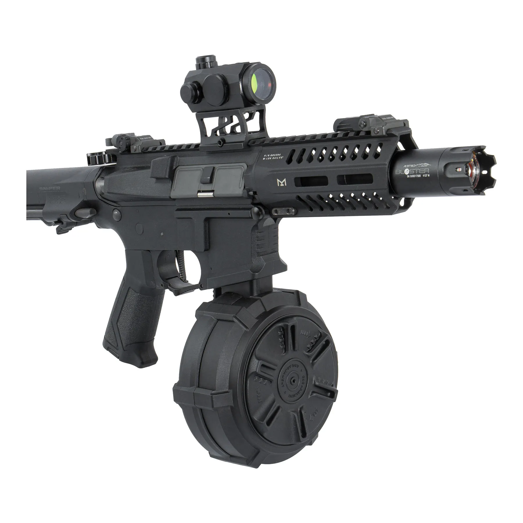 Prep my Airsoft - ARP 9 ETU < 0,5 Joule, AEG Softair Gewehr, Black