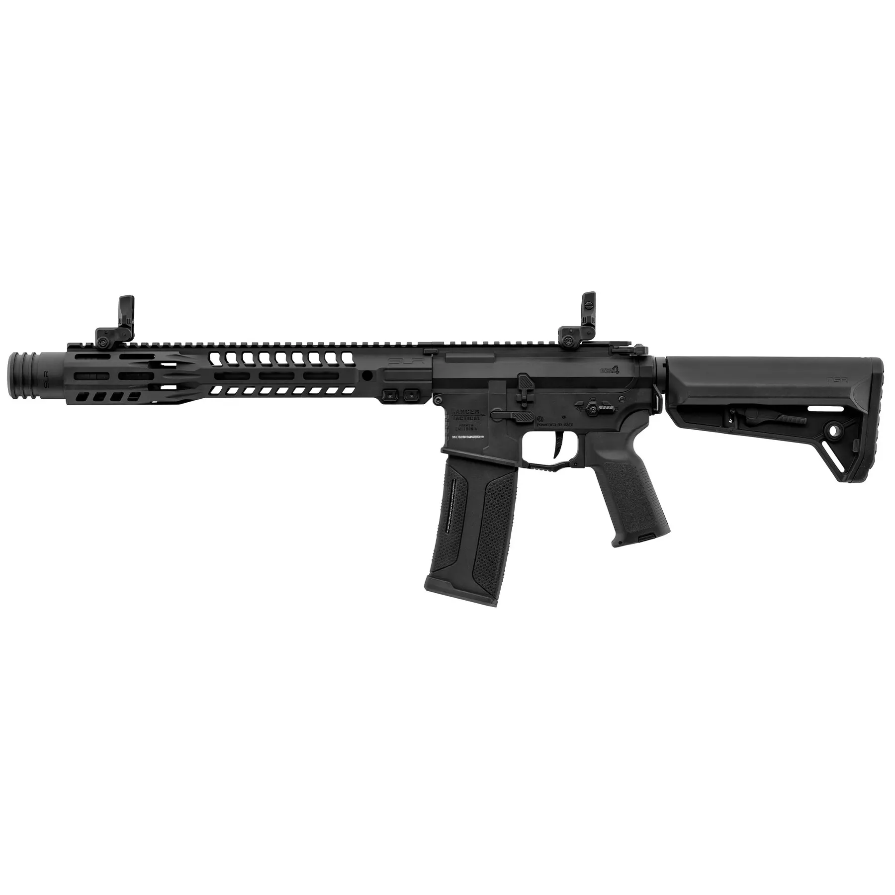 Einsteiger Set #1 - Lancer Tactical SLR 13" Gen.4 w/ Aster ETU (S)AEG, Black