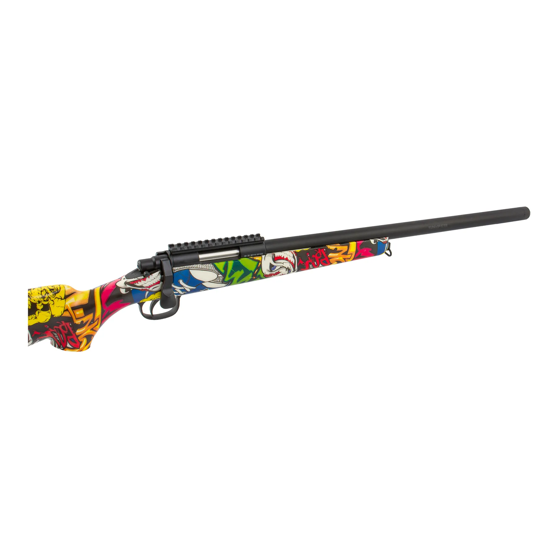 VSR-10 Sniper-Rifle 1,7J, Graffiti