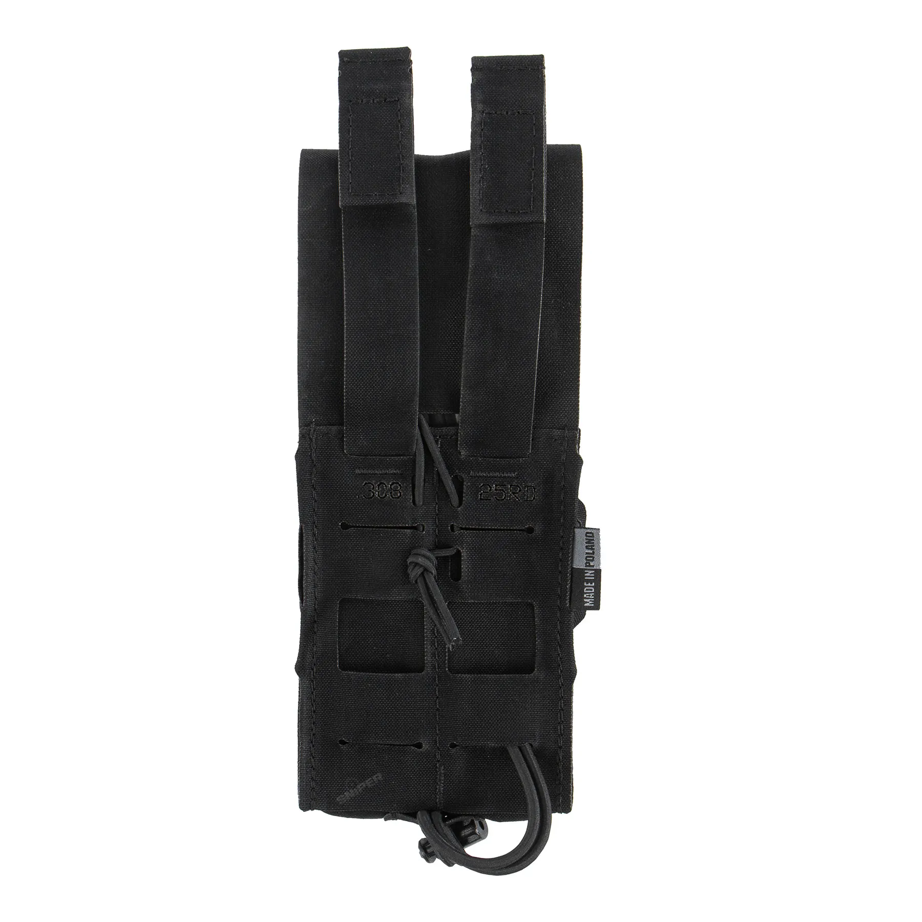 Shingle 308 Pouch with Flap, Black