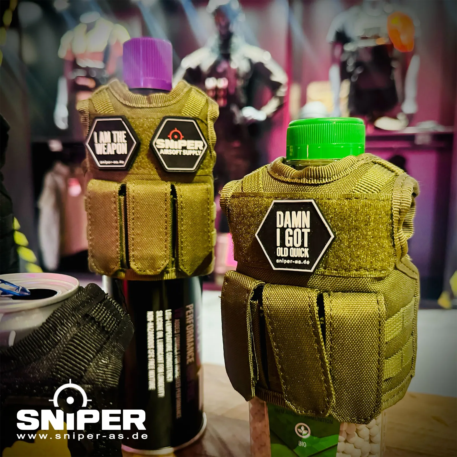 Reapo Mini Funny Tactical Vest, Green Reapo Mini Funny Tactical Vest, Black