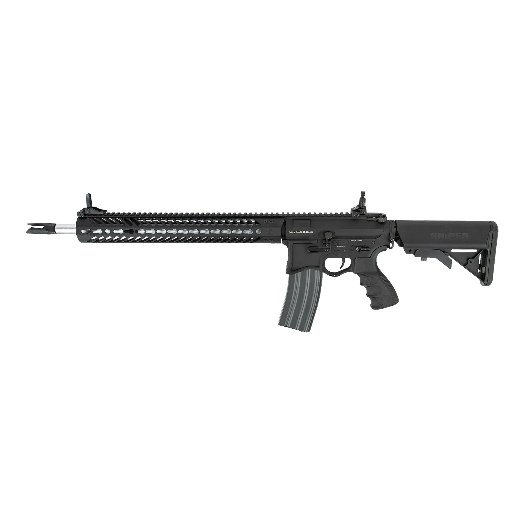 Seekins Precision AR 15 SBR8 Black, (S)AEG